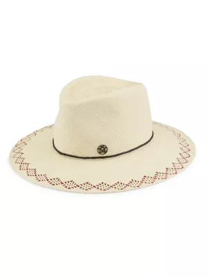 MAISON MICHEL - Blanche Straw Hat