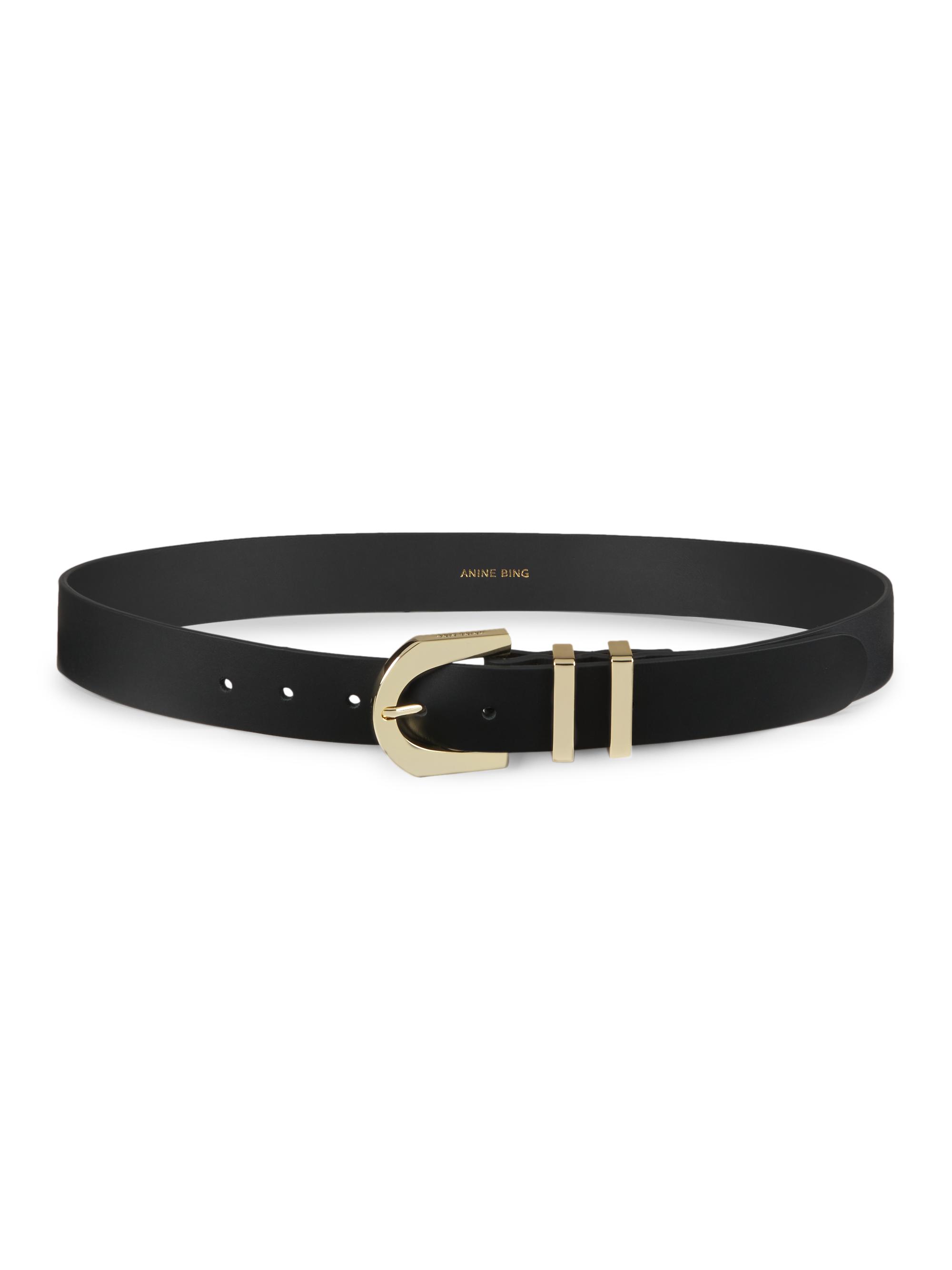 Anine Bing Soraya Leather Belt | Saks Fifth Avenue display picture 1