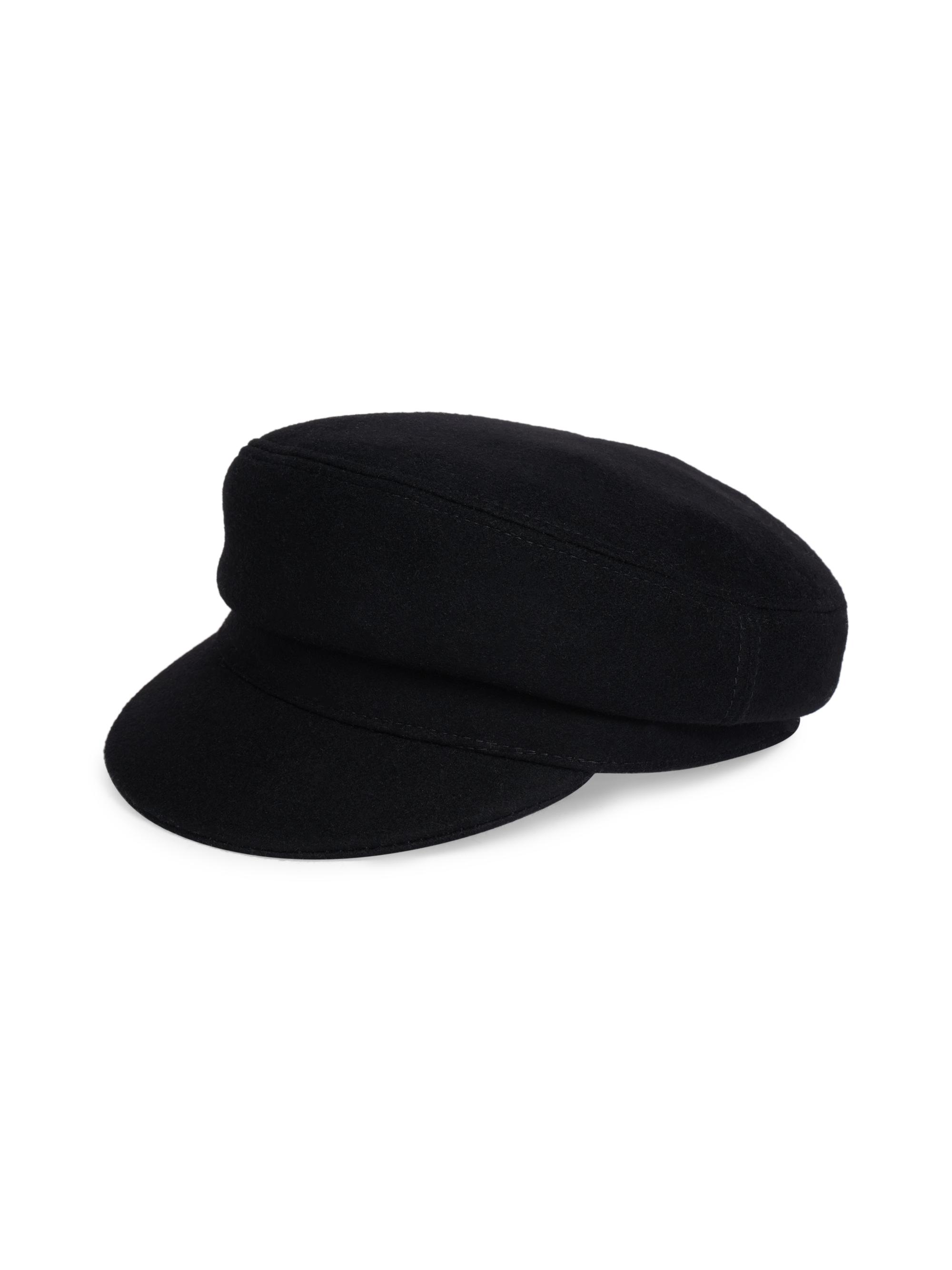 Isabel Marant Women's Evie Wool-Blend Newsboy Cap - Dark Midnight