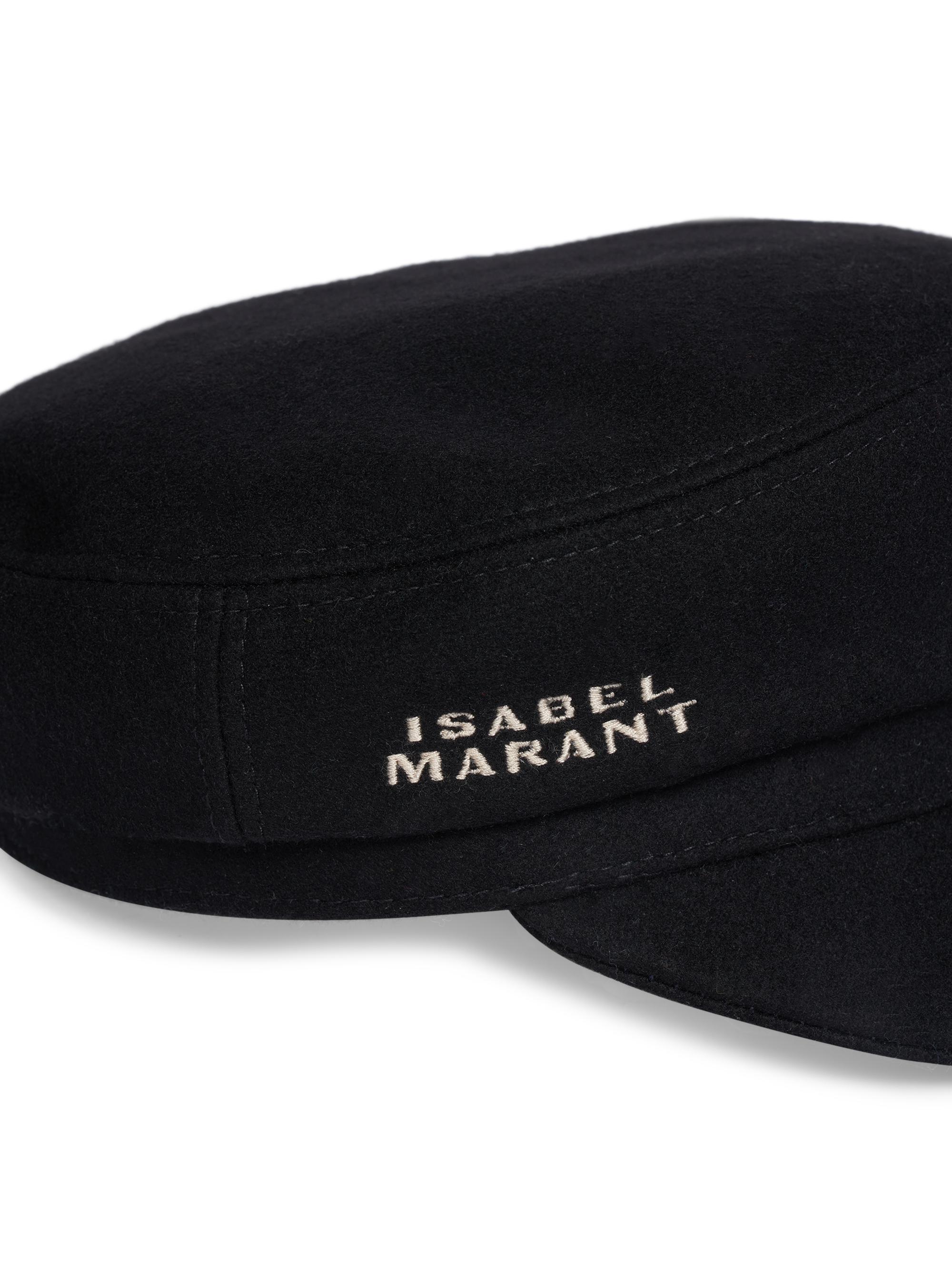 Isabel Marant Evie Wool-Blend Newsboy Cap | Saks Fifth Avenue