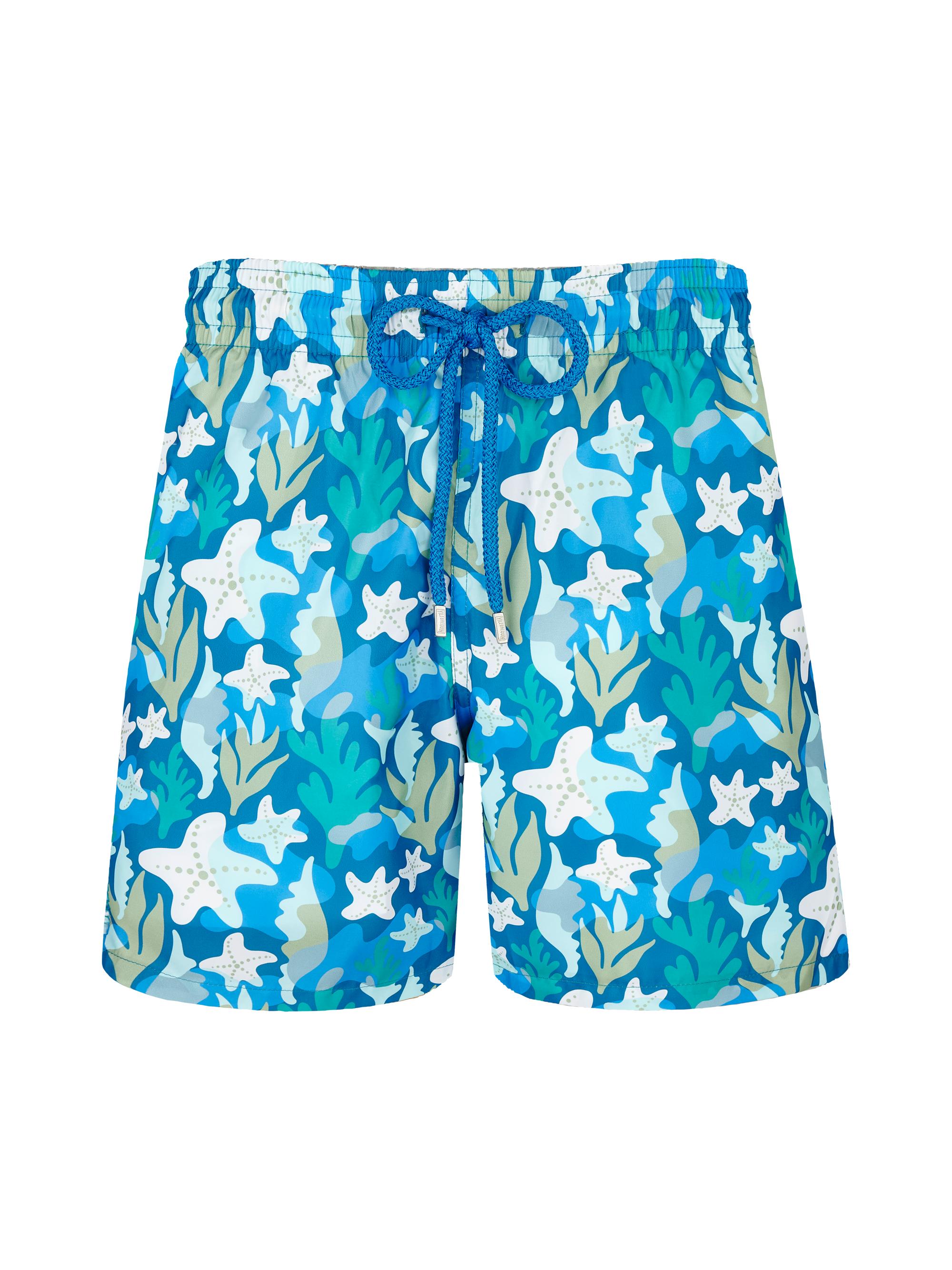 Vilebrequin Men's Mahina Graphic Swim Trunks - Calanque