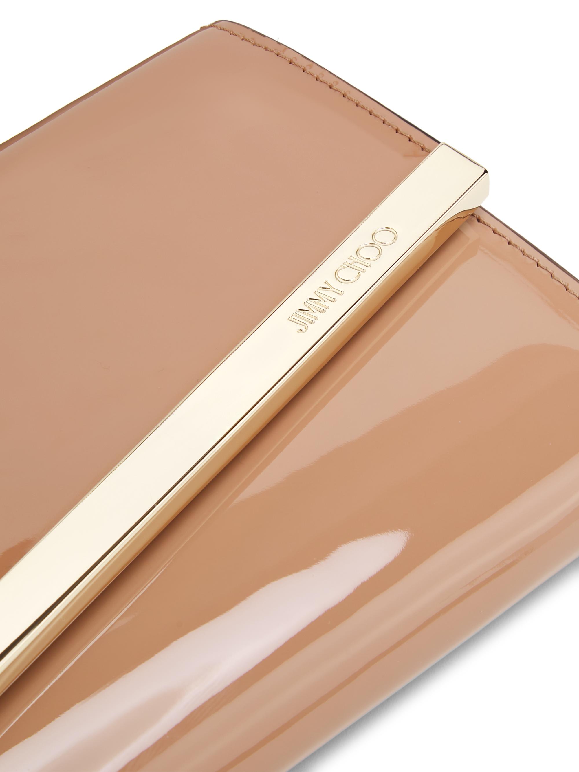 Jimmy Choo Emmie Patent Leather Clutch | Saks Fifth Avenue