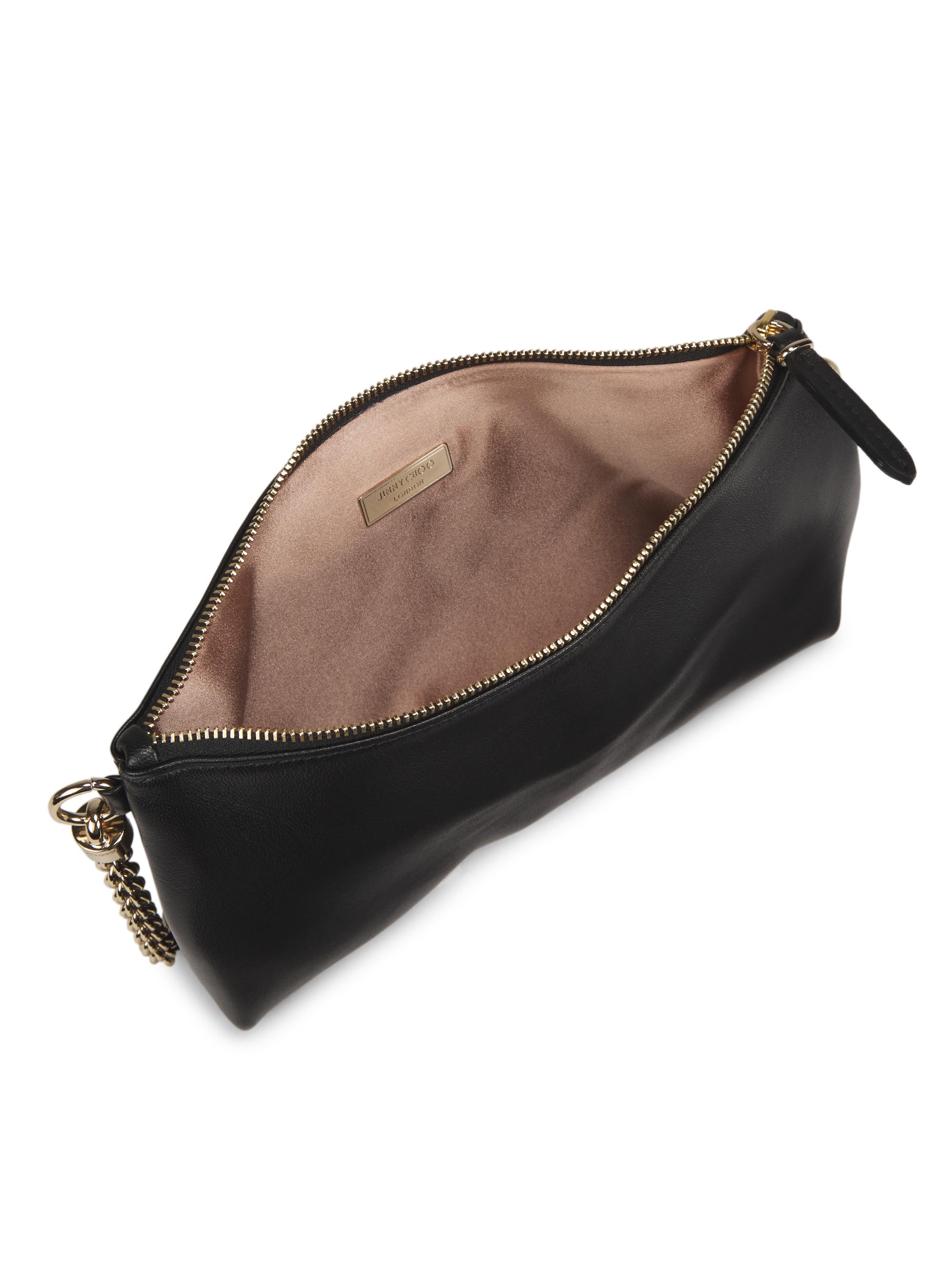 Jimmy Choo Mini Callie Leather Shoulder Bag | Saks Fifth Avenue