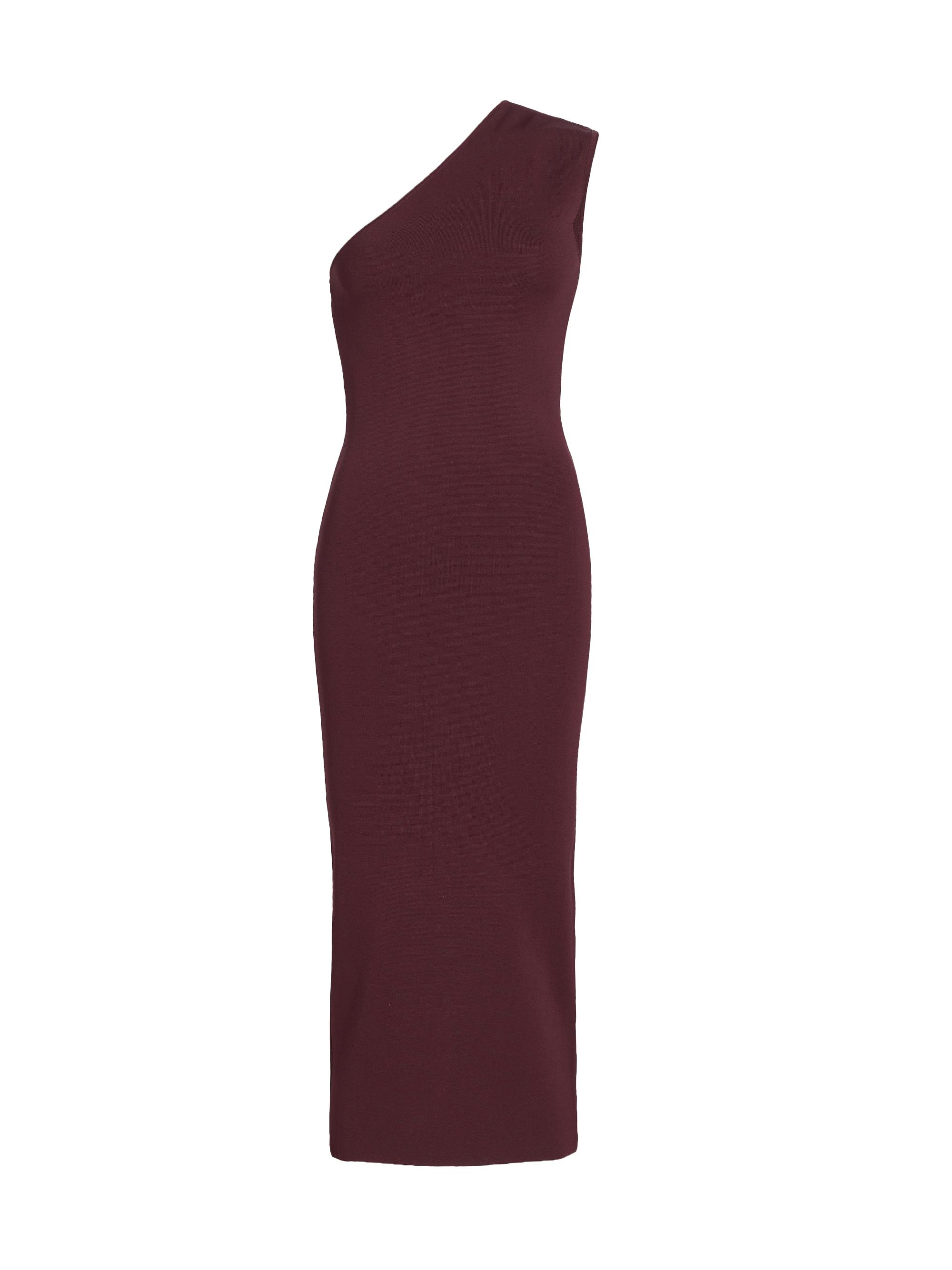 Gauge81 Women's Arriba One-Shoulder Midi-Dress - Merlot