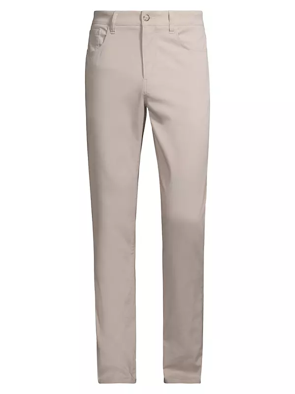 Shop Saks Fifth Avenue COLLECTION Cotton Stretch Five-Pocket Pants