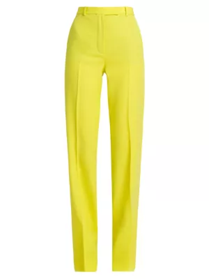 Versace Yellow Formal Trousers