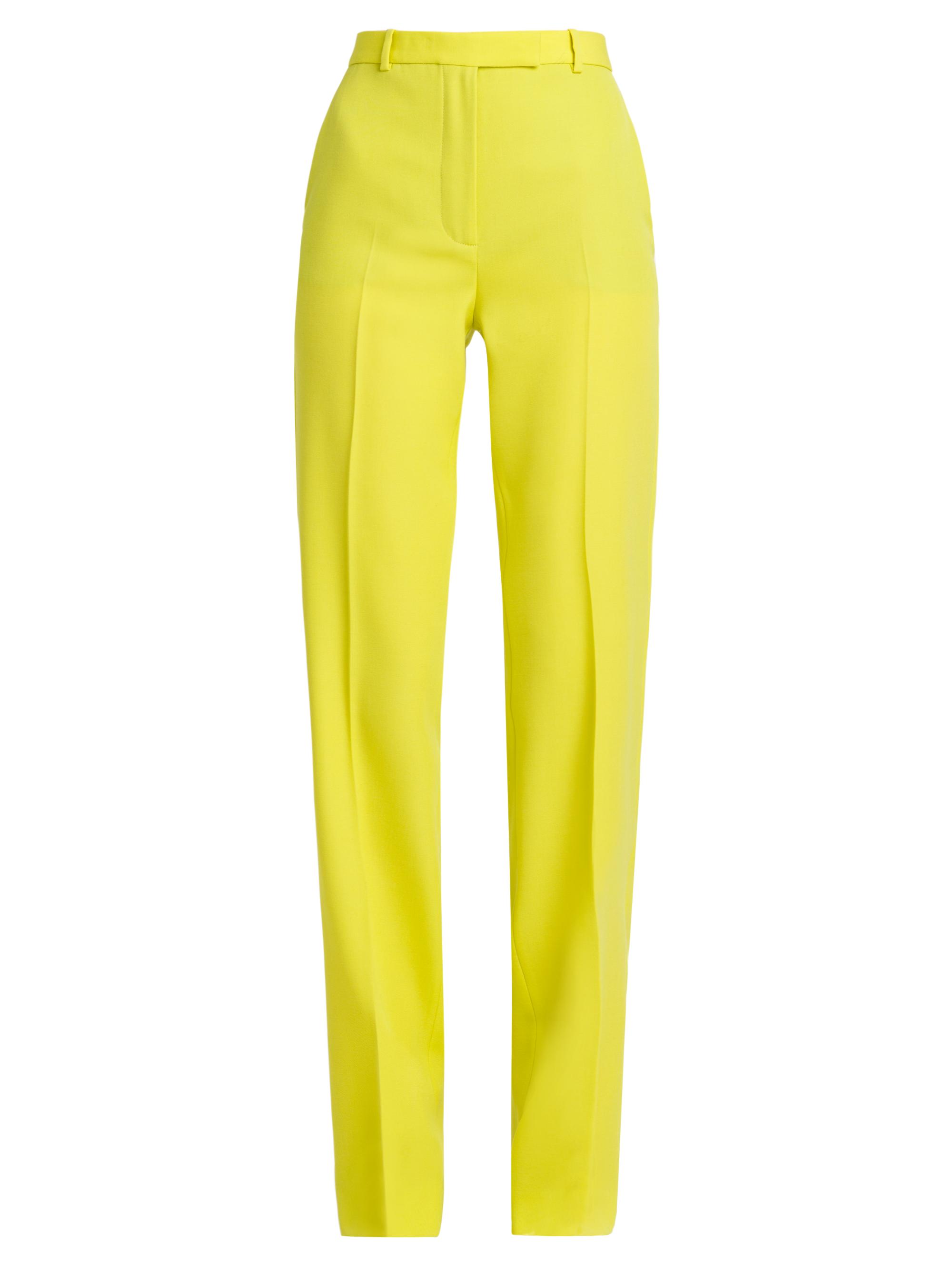 Versace straight-leg wool trousers - White