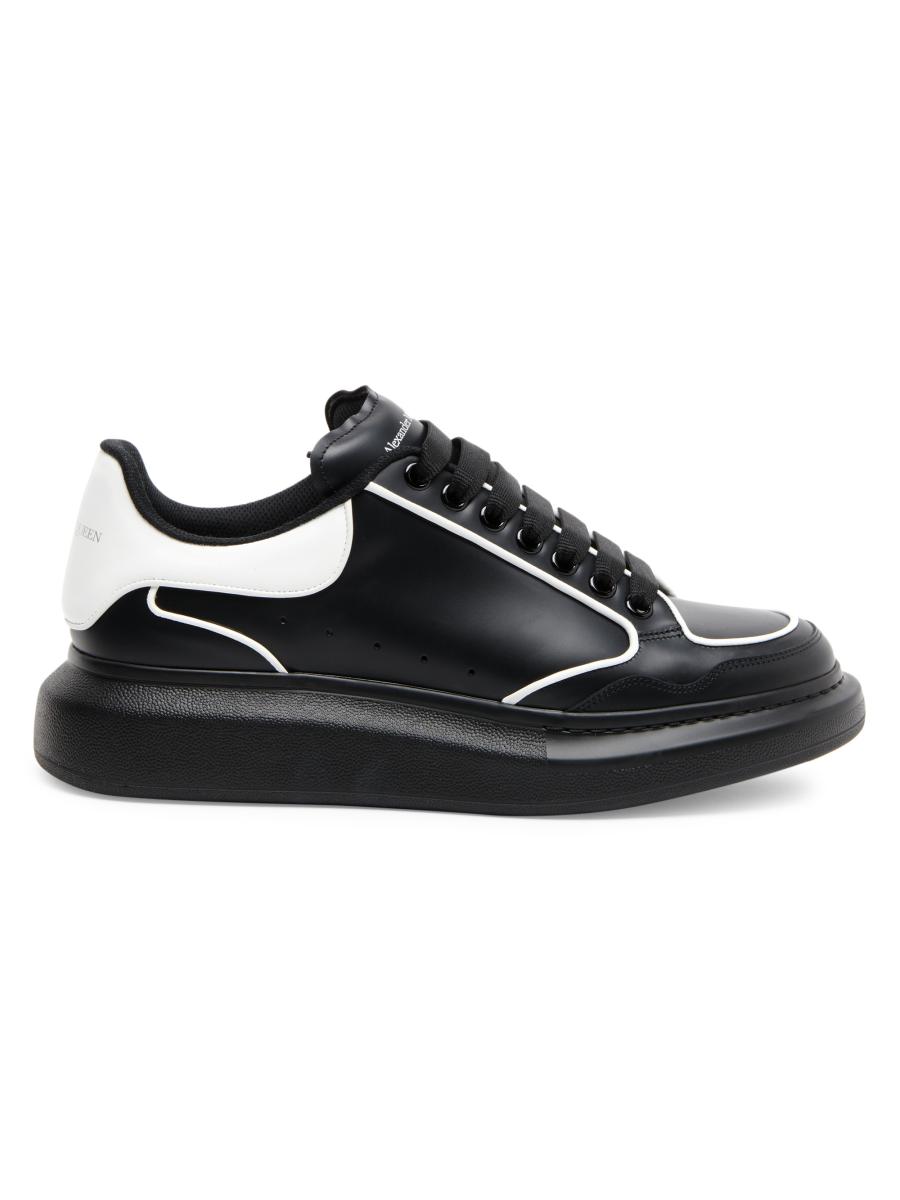 【関税&送料込】Alexander Mcqueen Oversize Leather Sneakers Oversized leather sneakers in multicoloured - Mc Queen