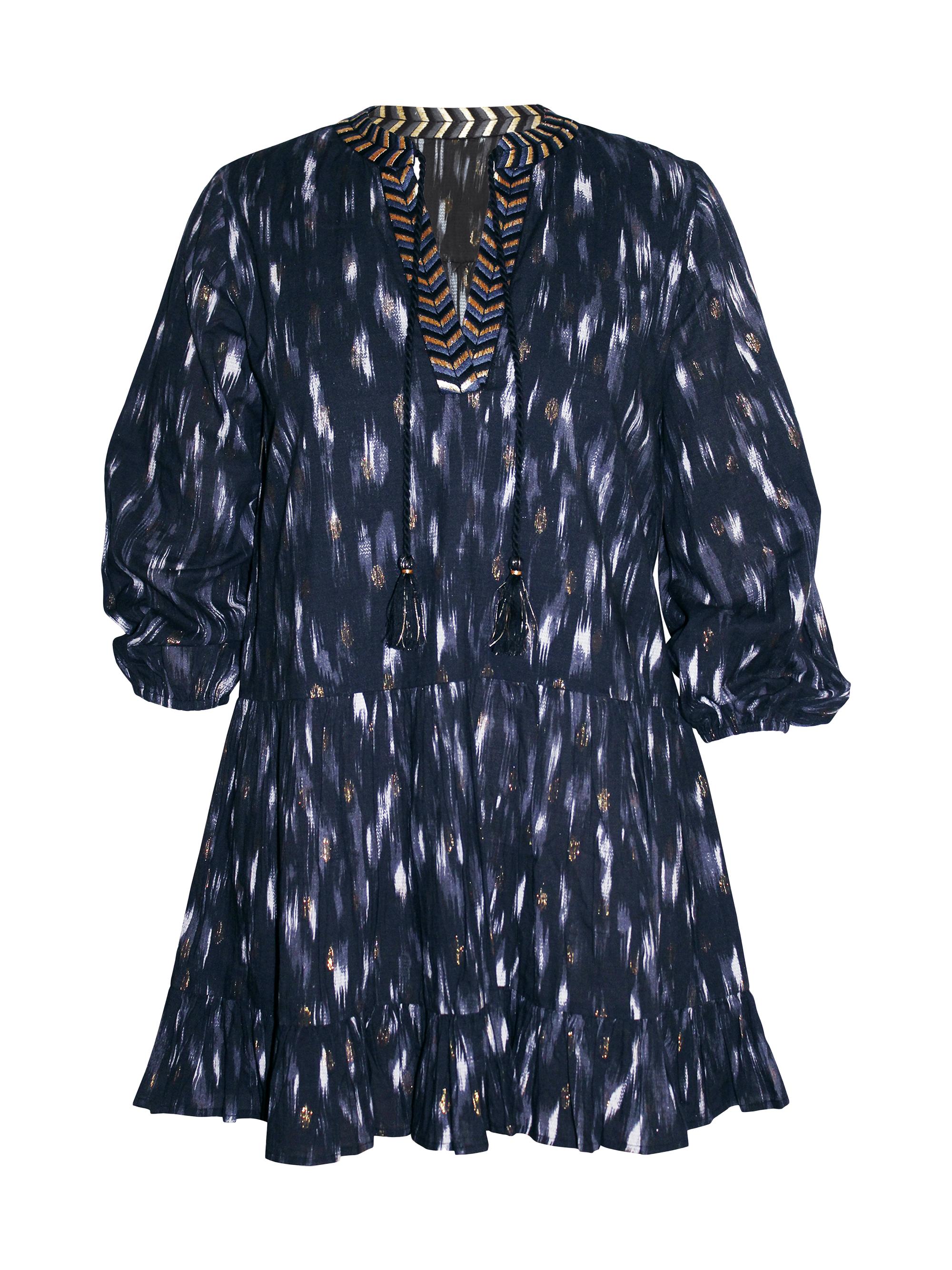 Miraclesuit Swim Women's Bronze Reign Cotton Minidress - Black Multi