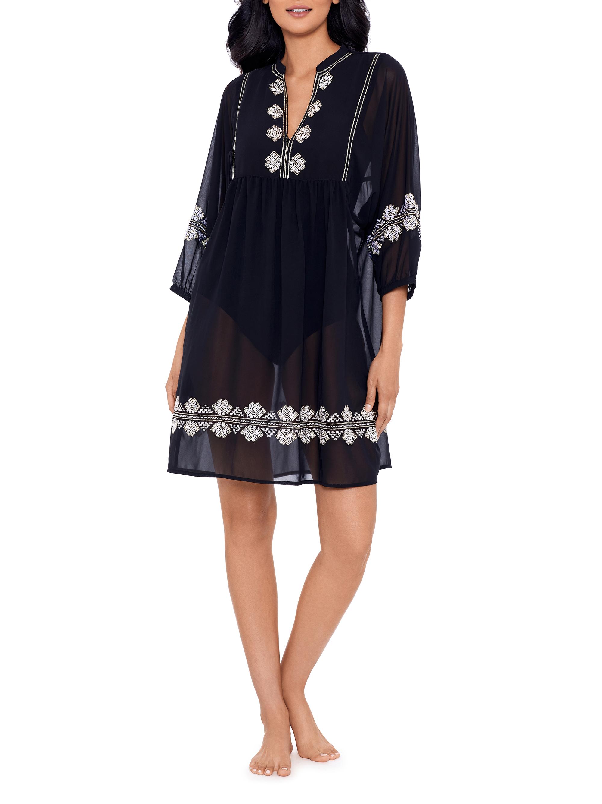 Miraclesuit Swim Shore Leave Embroidered Beach Dress | Saks Fifth Avenue