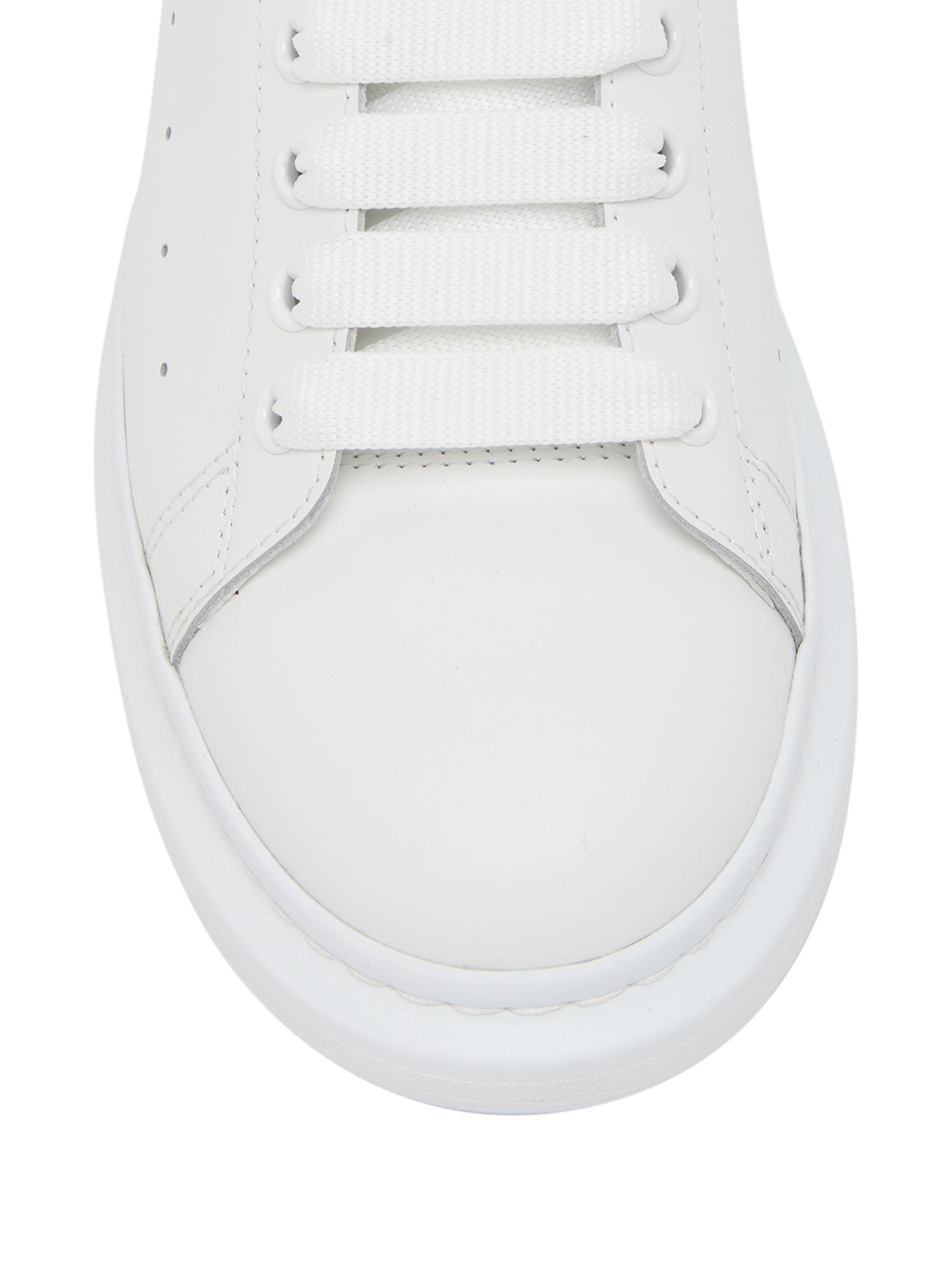 Shop Alexander McQueen Oversized Leather Low-Top Sneakers | Saks  