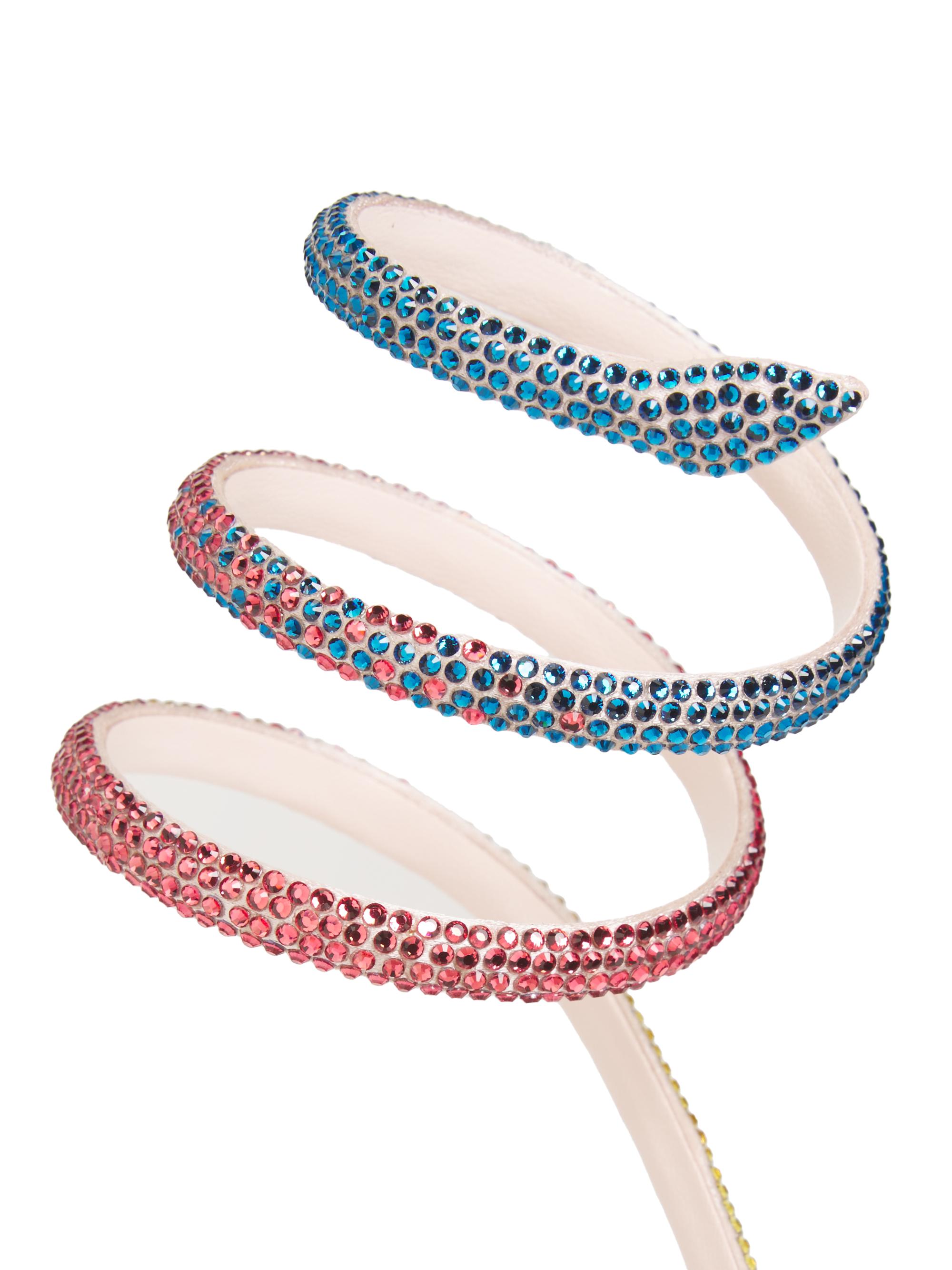 Rene Caovilla 100MM Satin & Crystal Sandals | Saks Fifth Avenue