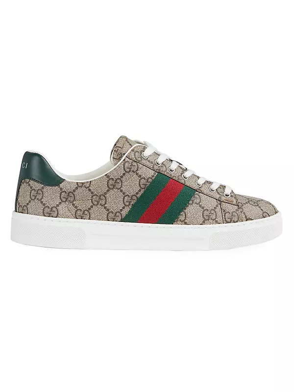 Gucci Monogrammed Sneakers, in White