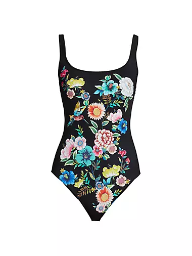 Evening Palace Floral One-Piece Swimsuit