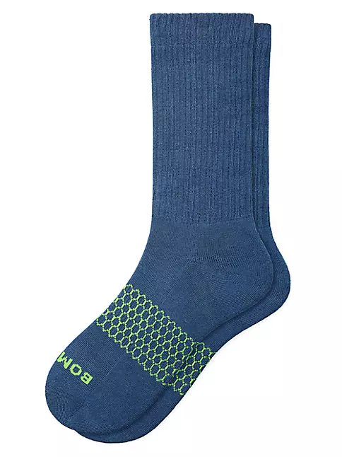 Extended Size Flat Knit Cotton Dress Socks for Men - 3 Pack