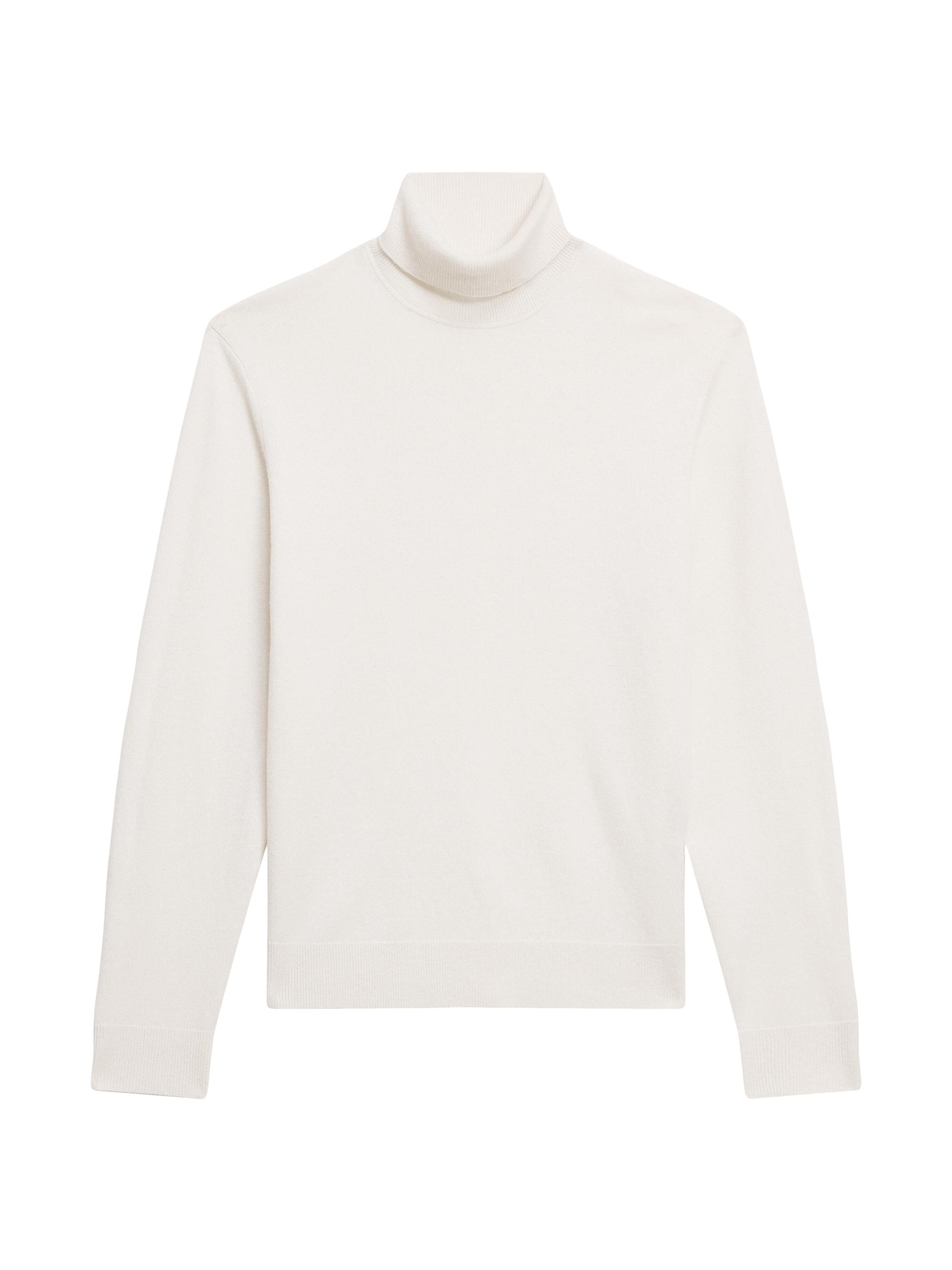 Theory Men's Hilles Cashmere Turtleneck Sweater - Winter White