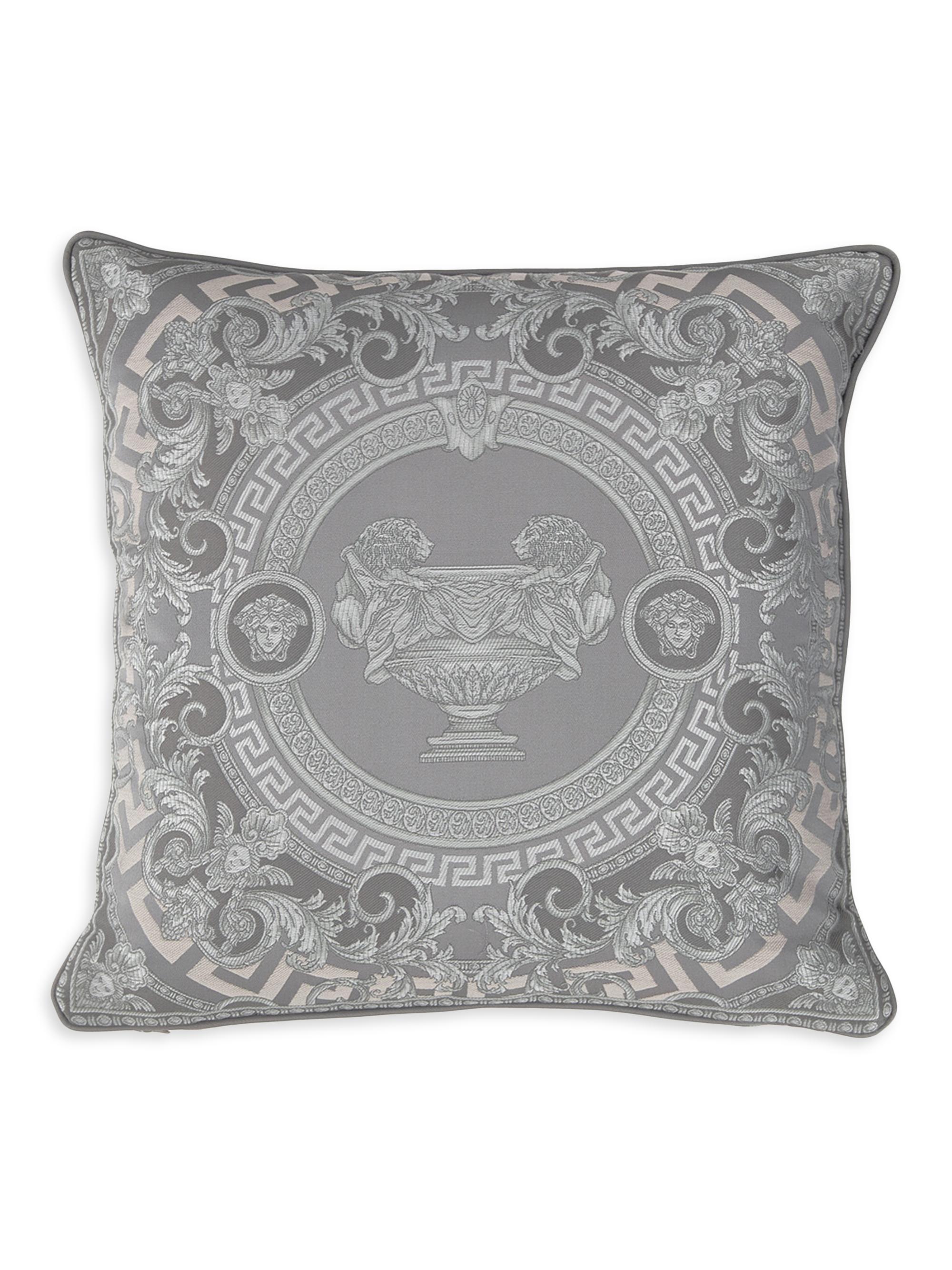 Versace Logomania Medusa Head Pillow | Saks Fifth Avenue