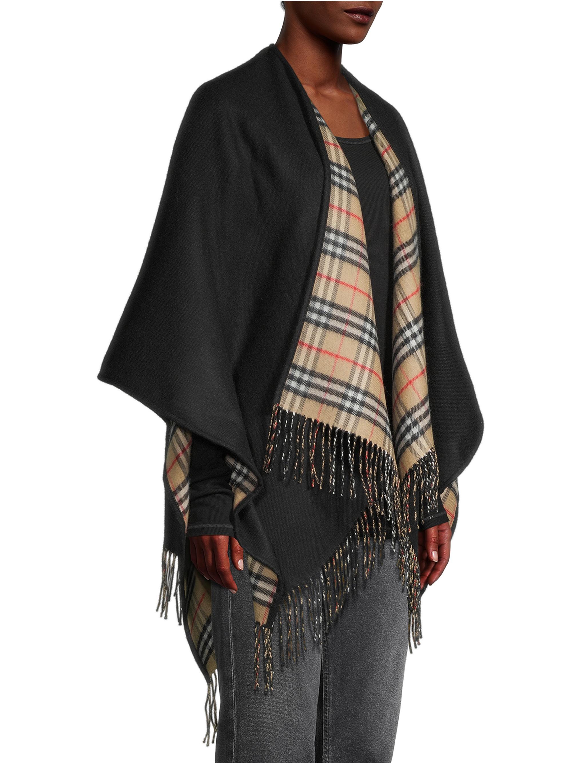 Burberry Vintage Check Wool Cape | Saks Fifth Avenue