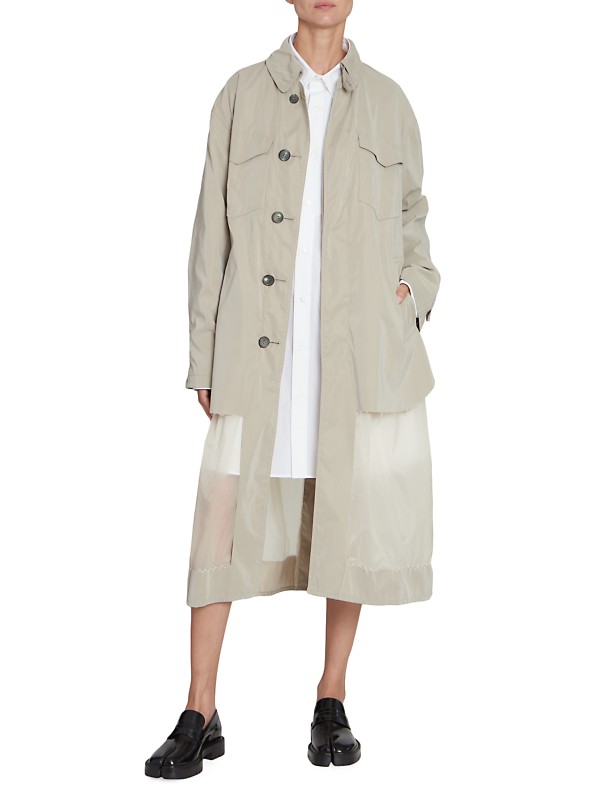 Shop Maison Margiela Belted Layered Trench Coat | Saks Fifth Shop Maison Margiela Belted Layered Trench Coat | Saks Fifth