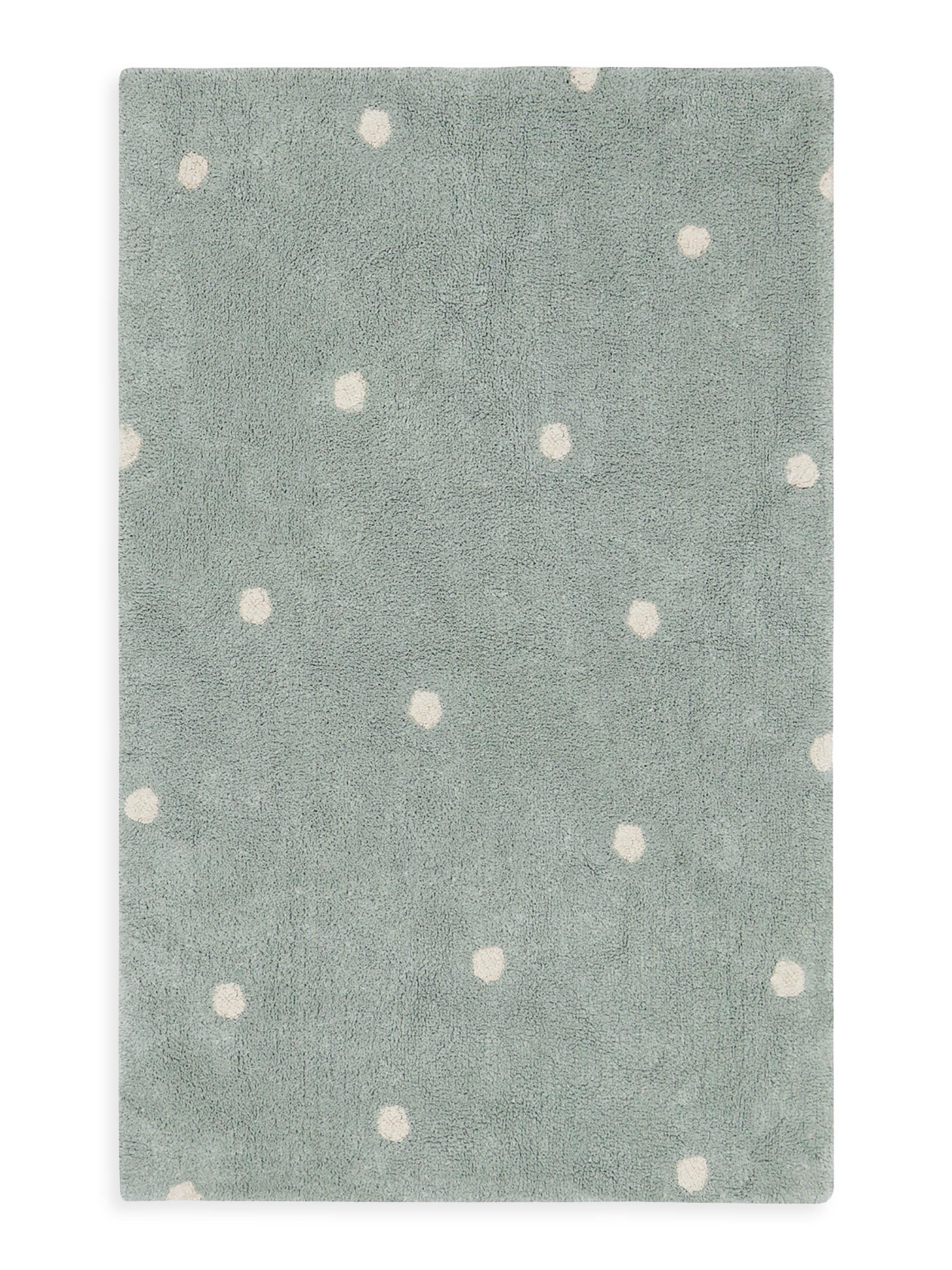 Lorena Canals Washable Mini Dot Rug - Blue Sage Natural