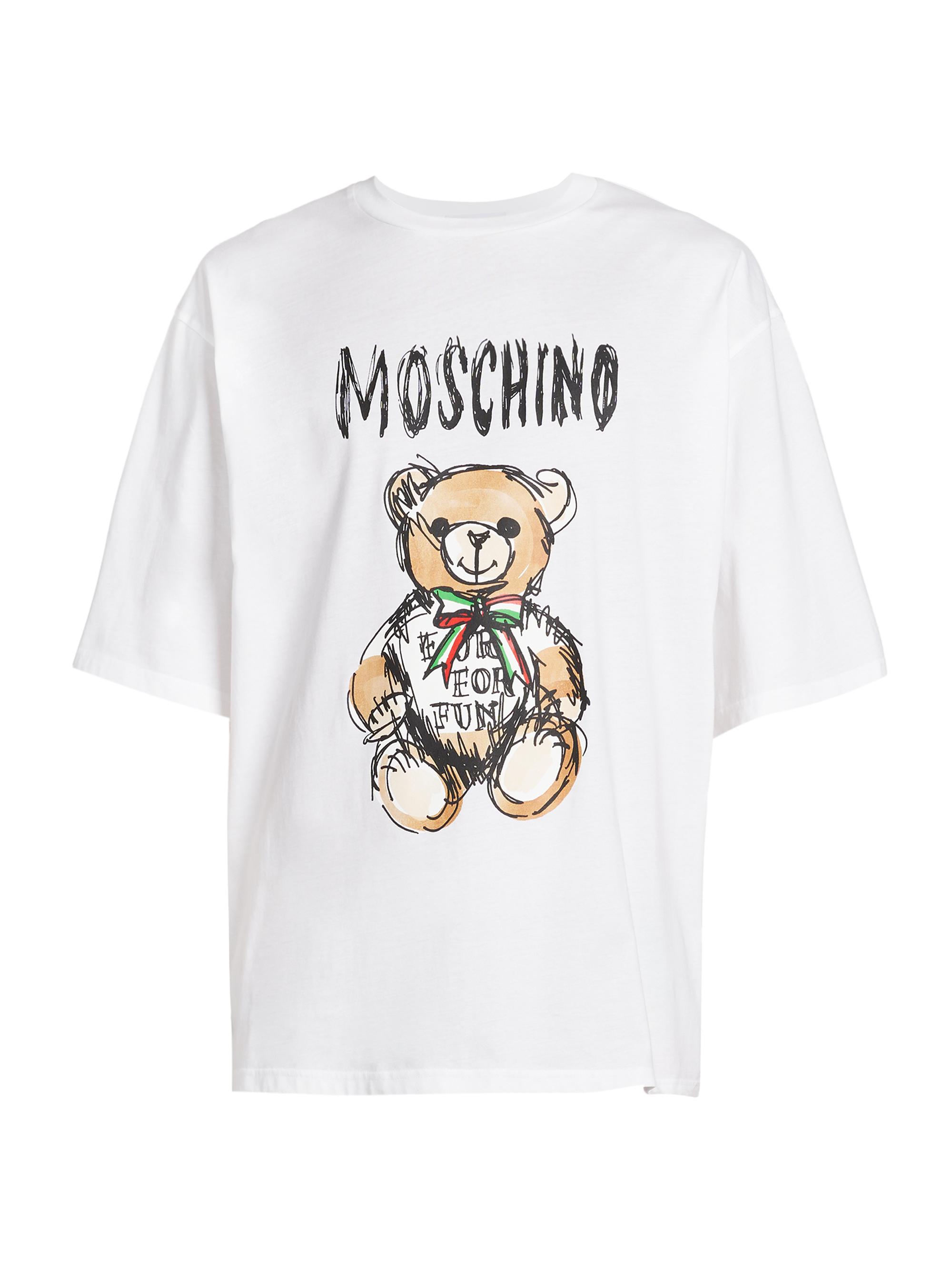 Shop Moschino Teddy Bear Logo T-Shirt | Saks Fifth Avenue