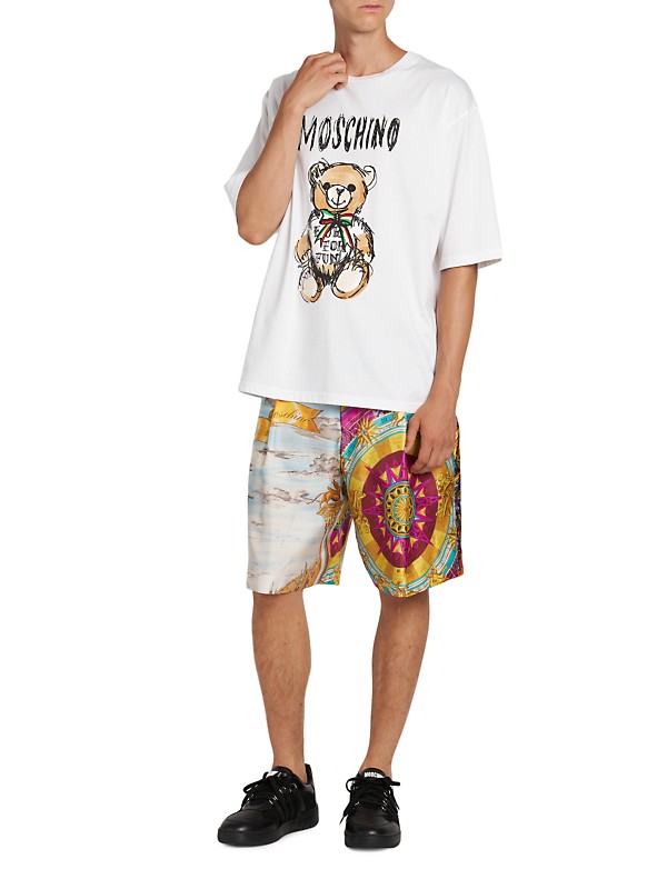 Shop Moschino Teddy Bear Logo T-Shirt | Saks Fifth Avenue Shop Moschino Teddy Bear Logo T-Shirt | Saks Fifth Avenue