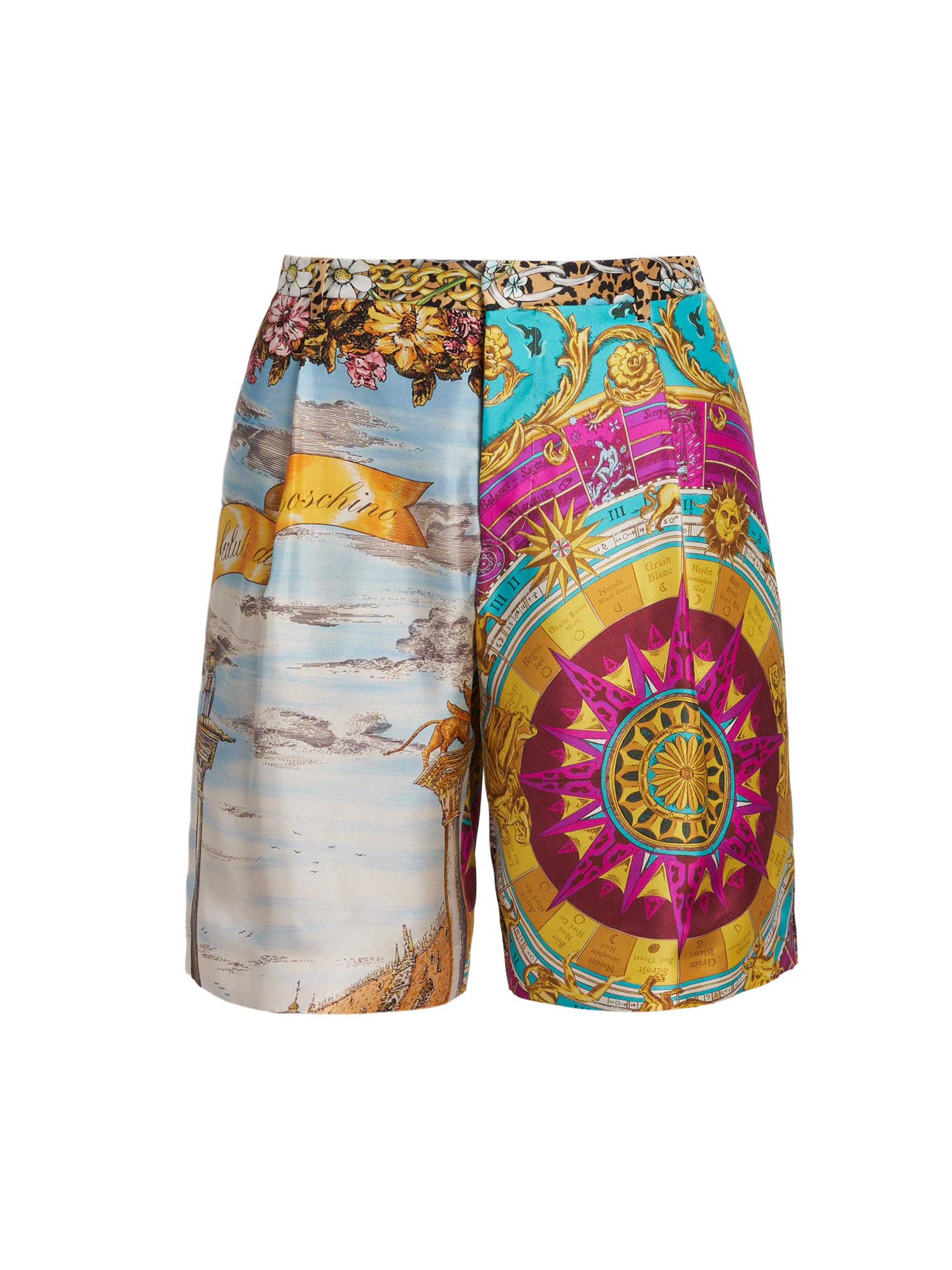 Moschino Men's Scarf Silk Shorts