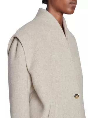 Gradilia cropped wool-blend jacket