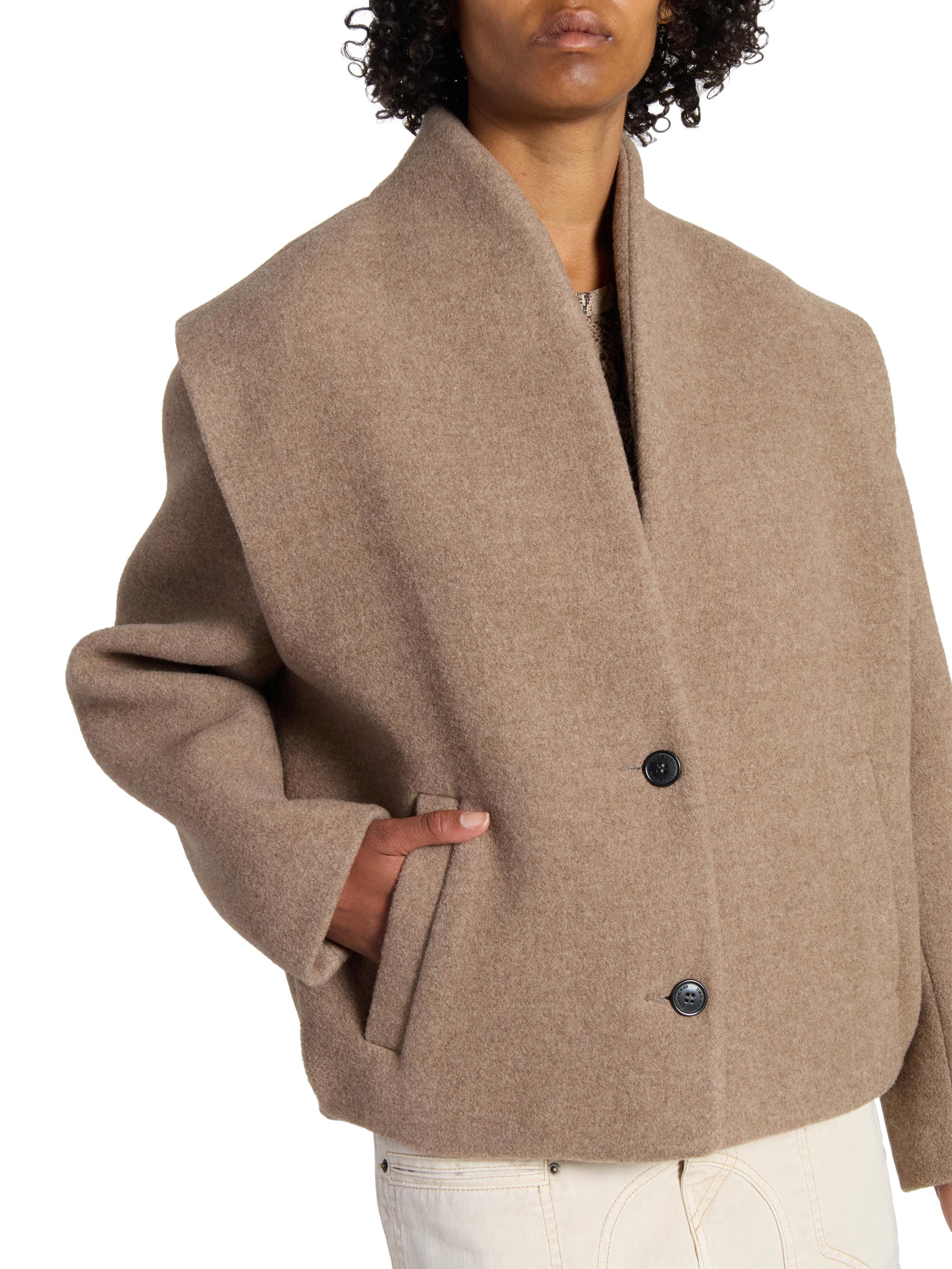 Isabel Marant Drogo Wool-Blend Jacket | Saks Fifth Avenue