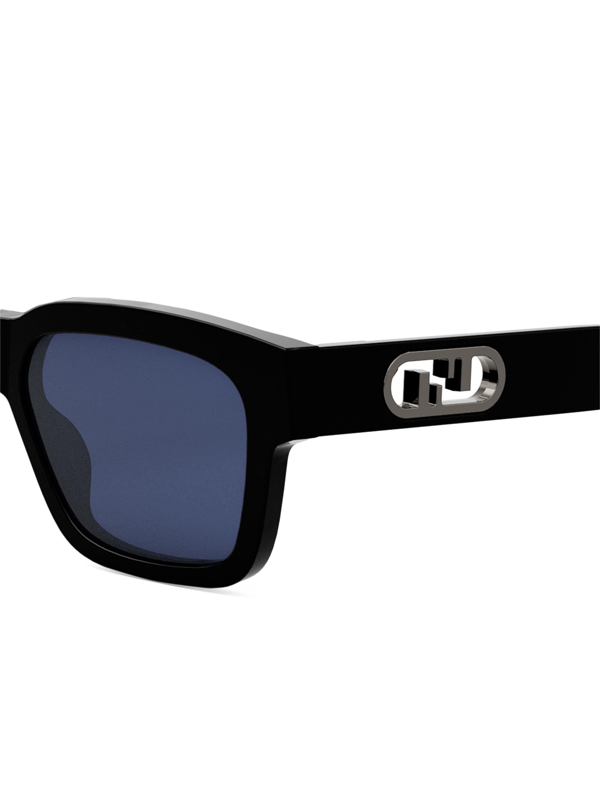 O'Lock Sunglasses Shiny Black/Blue - FENDI