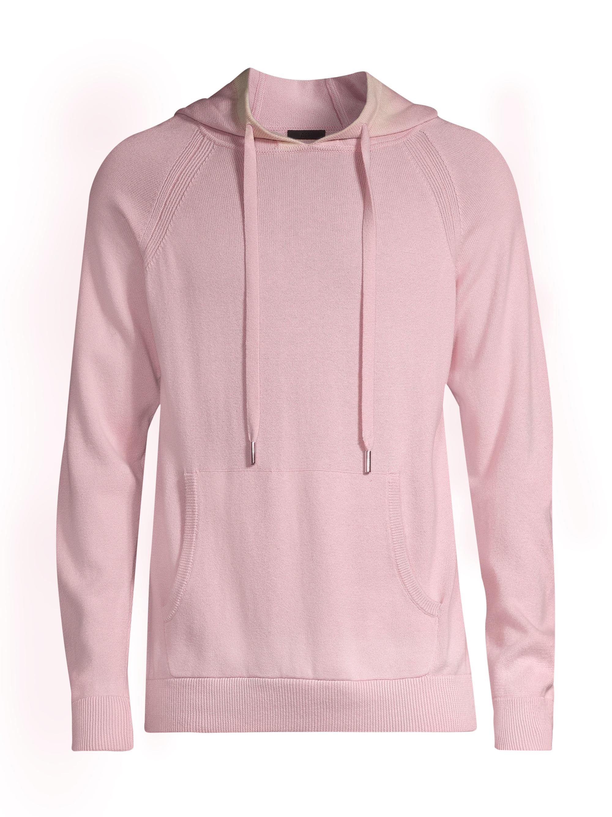 ATM Anthony Thomas Melillo Men's Faded Knit Hoodie - Pink Lilac