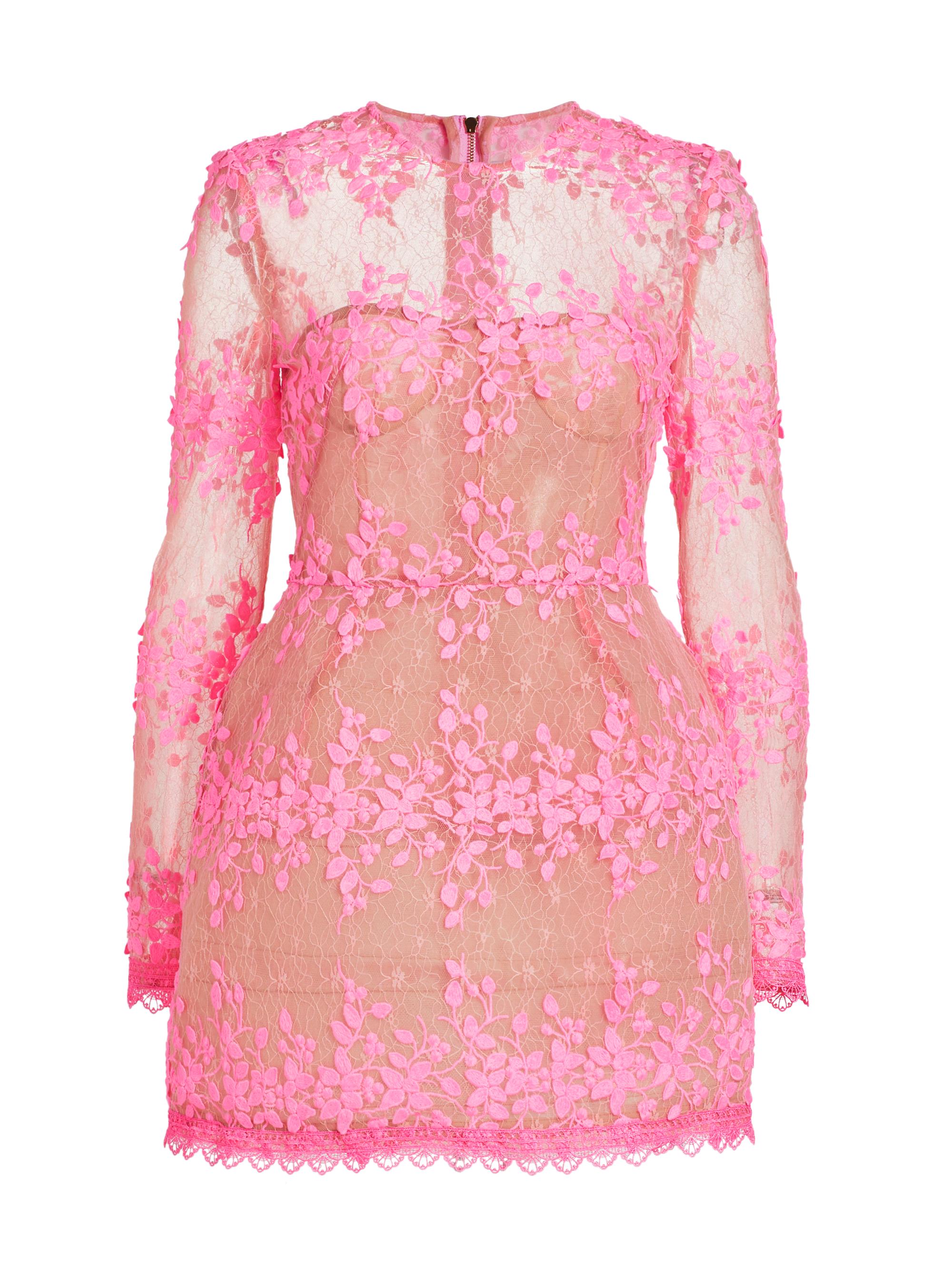 Bronx and Banco Masey Baby Embroidered Floral Minidress | Saks Fifth Avenue