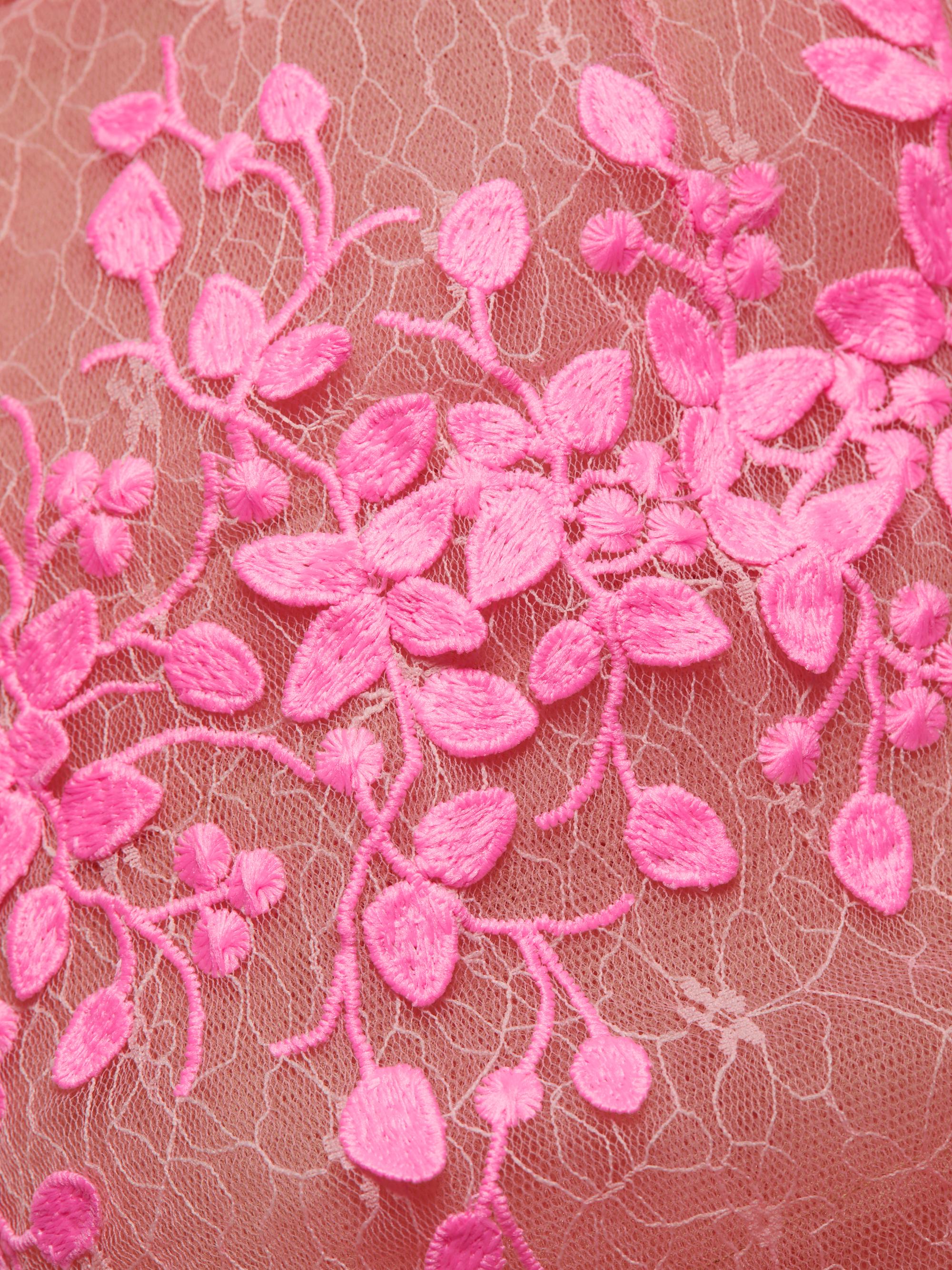 Bronx and Banco Masey Baby Embroidered Floral Minidress | Saks