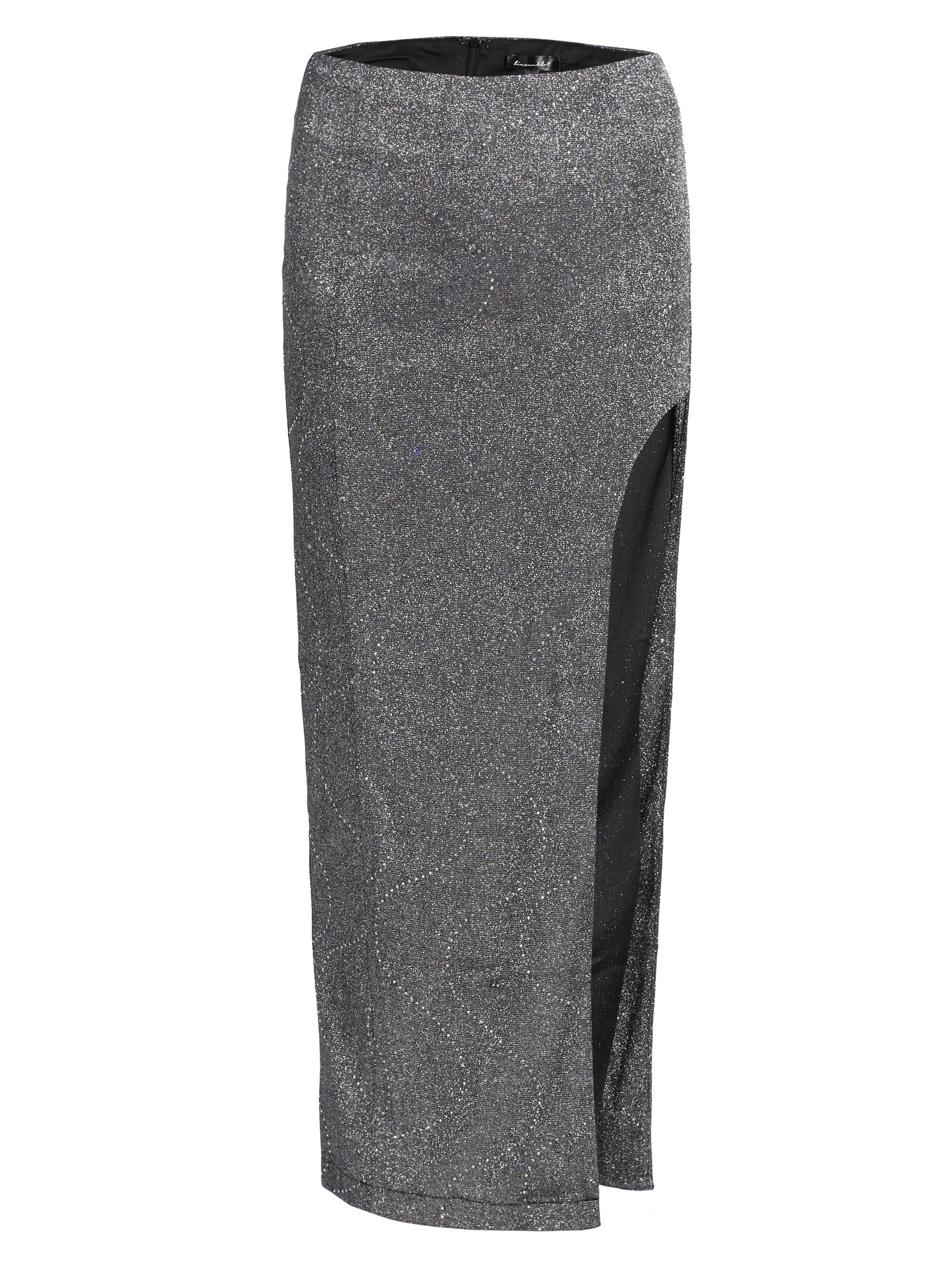 Line & Dot Women's Always Yours Maxi Skirt - Graphite