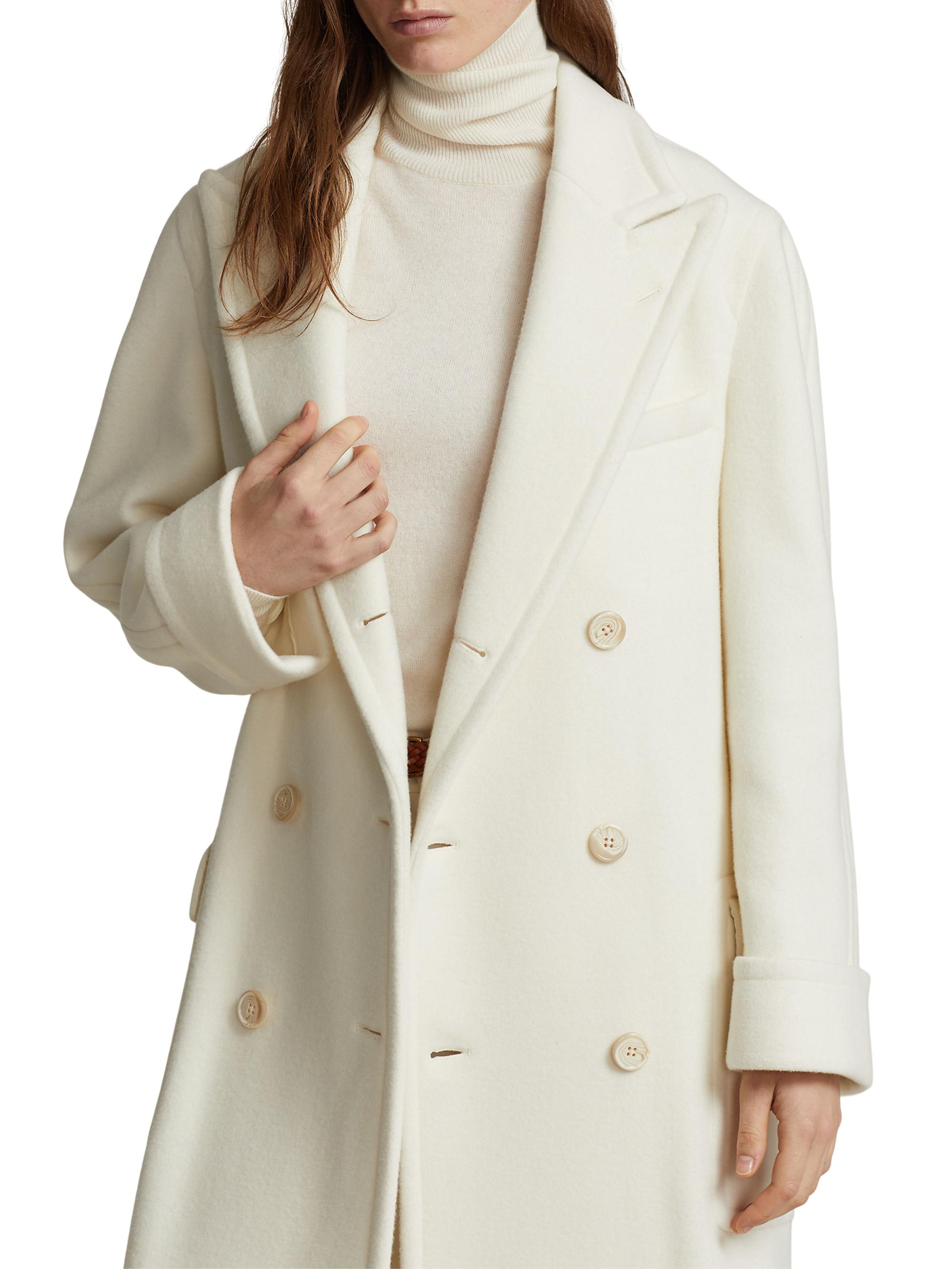 Polo Ralph Lauren Double-Breasted Wool-Blend Coat | Saks