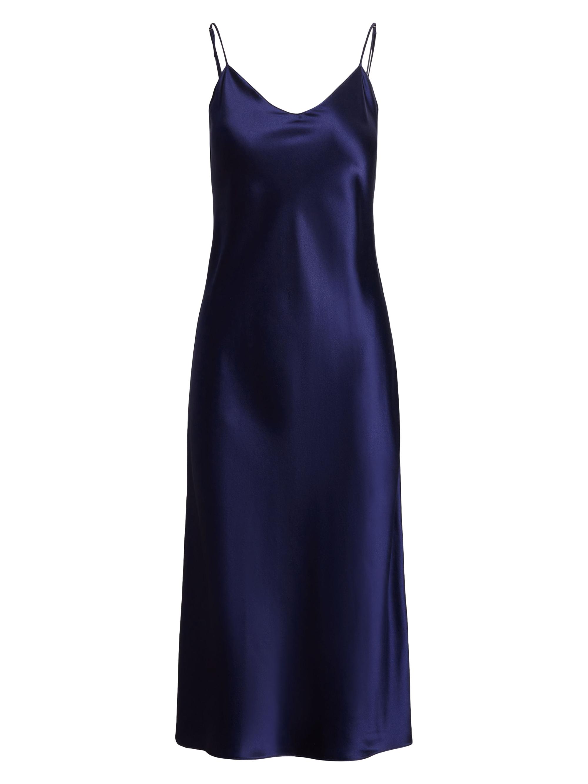 Polo Ralph Lauren Women's Sleeveless Silk Midi-Dress - Newport Navy