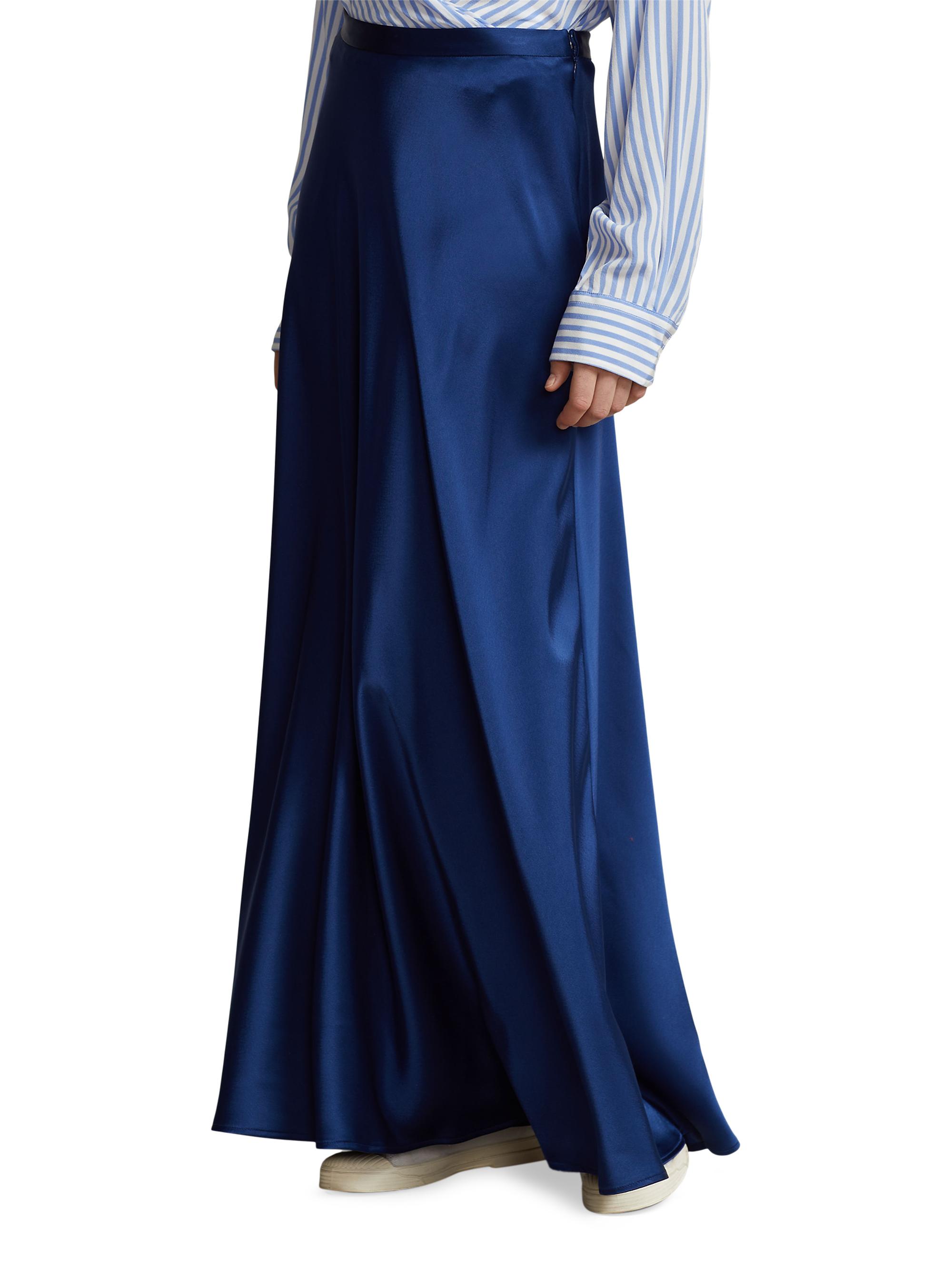 Polo Ralph Lauren Maxi Satin Skirt Saks Fifth Avenue