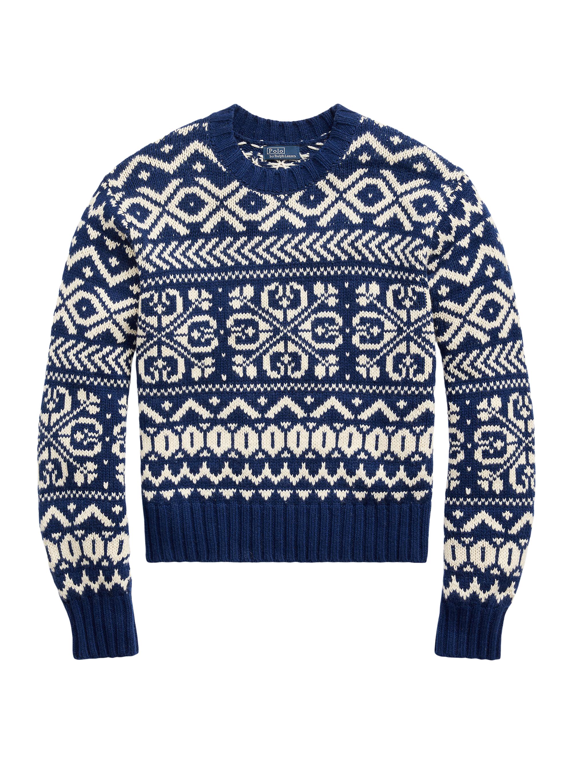 【新品タグ付き】POLO RALPH LAUREN スノーフレークセーター Polo Ralph Lauren Snowflake Wool-Blend Sweater | Saks Fifth Avenue