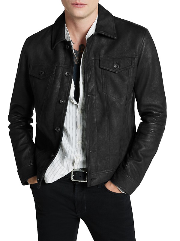 Shop John Varvatos Andrew Trucker Jacket | Saks Fifth Avenue Shop John Varvatos Andrew Trucker Jacket | Saks Fifth Avenue