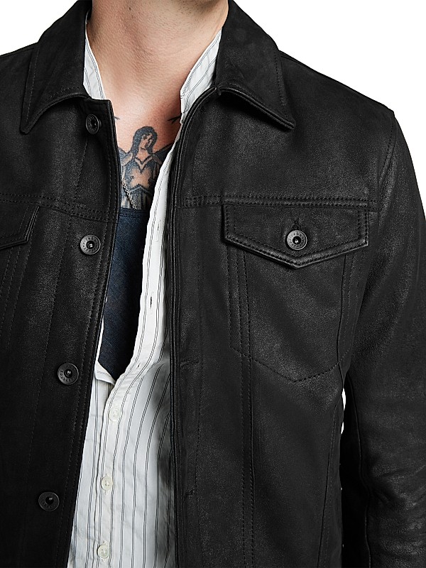 Shop John Varvatos Andrew Trucker Jacket | Saks Fifth Avenue Shop John Varvatos Andrew Trucker Jacket | Saks Fifth Avenue