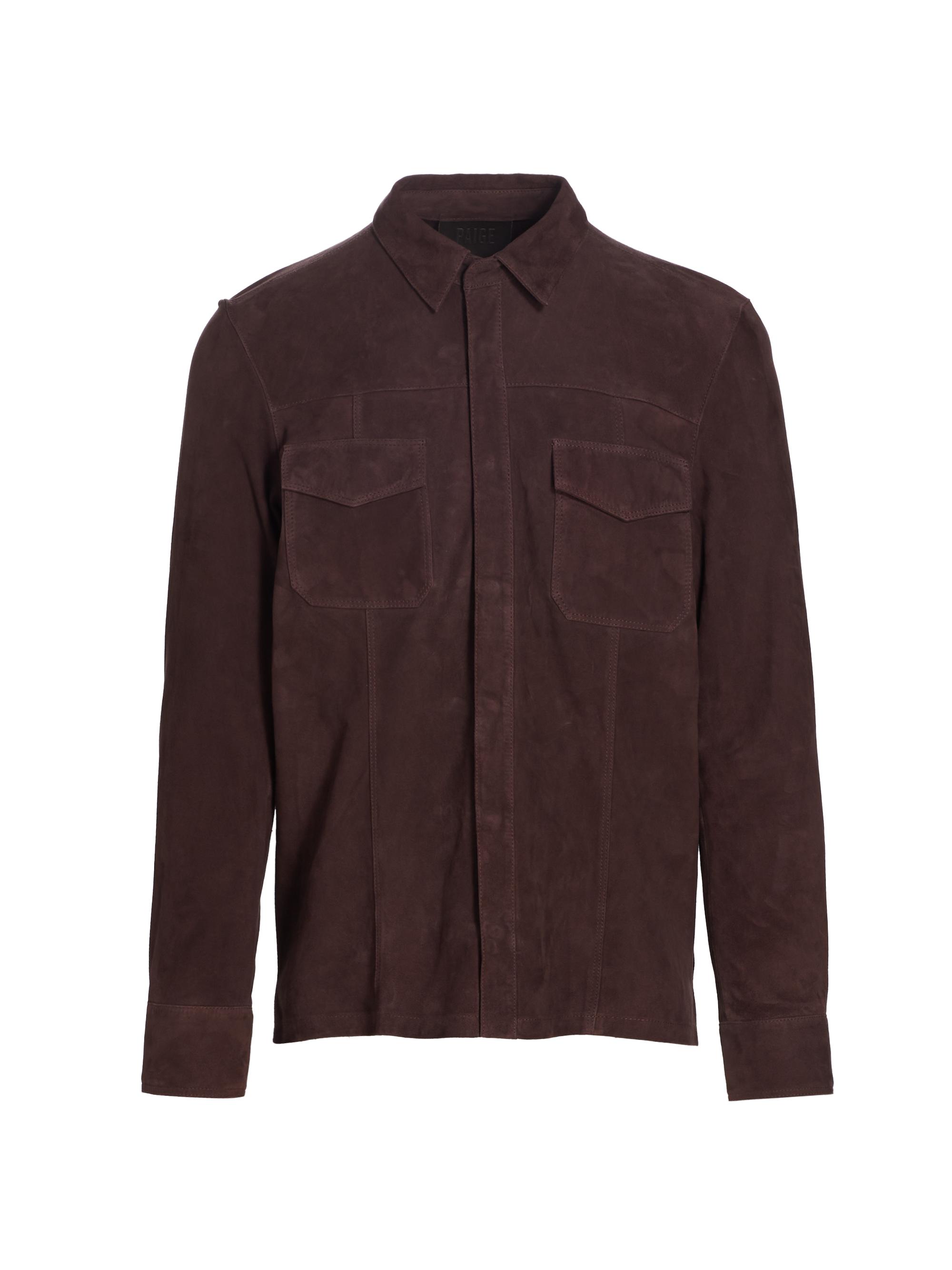 Paige Men's Baltimore Shacket - Midnight Vinyard