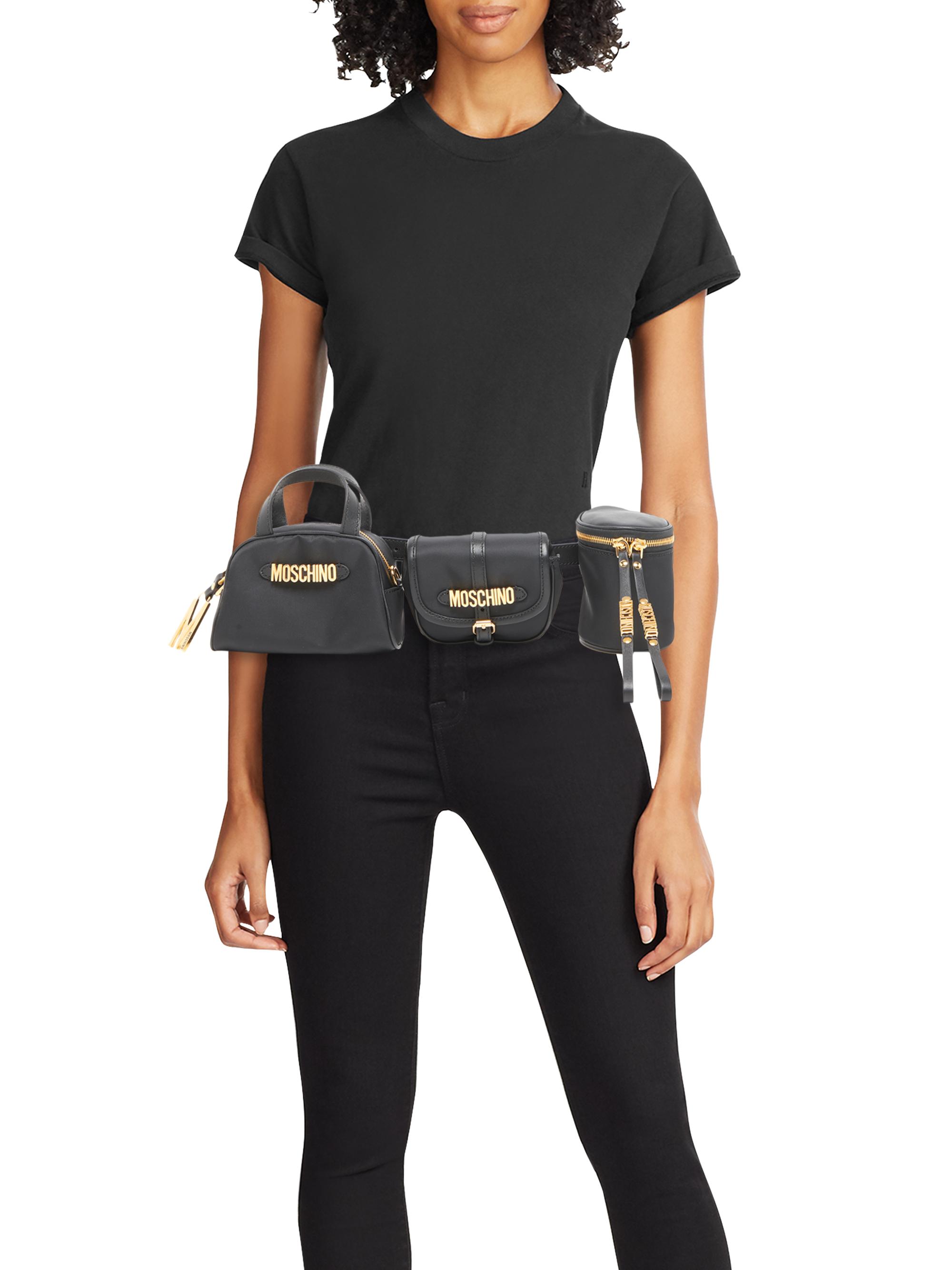 Moschino Cotton-Blend Belt Bag | Saks Fifth Avenue display picture 2