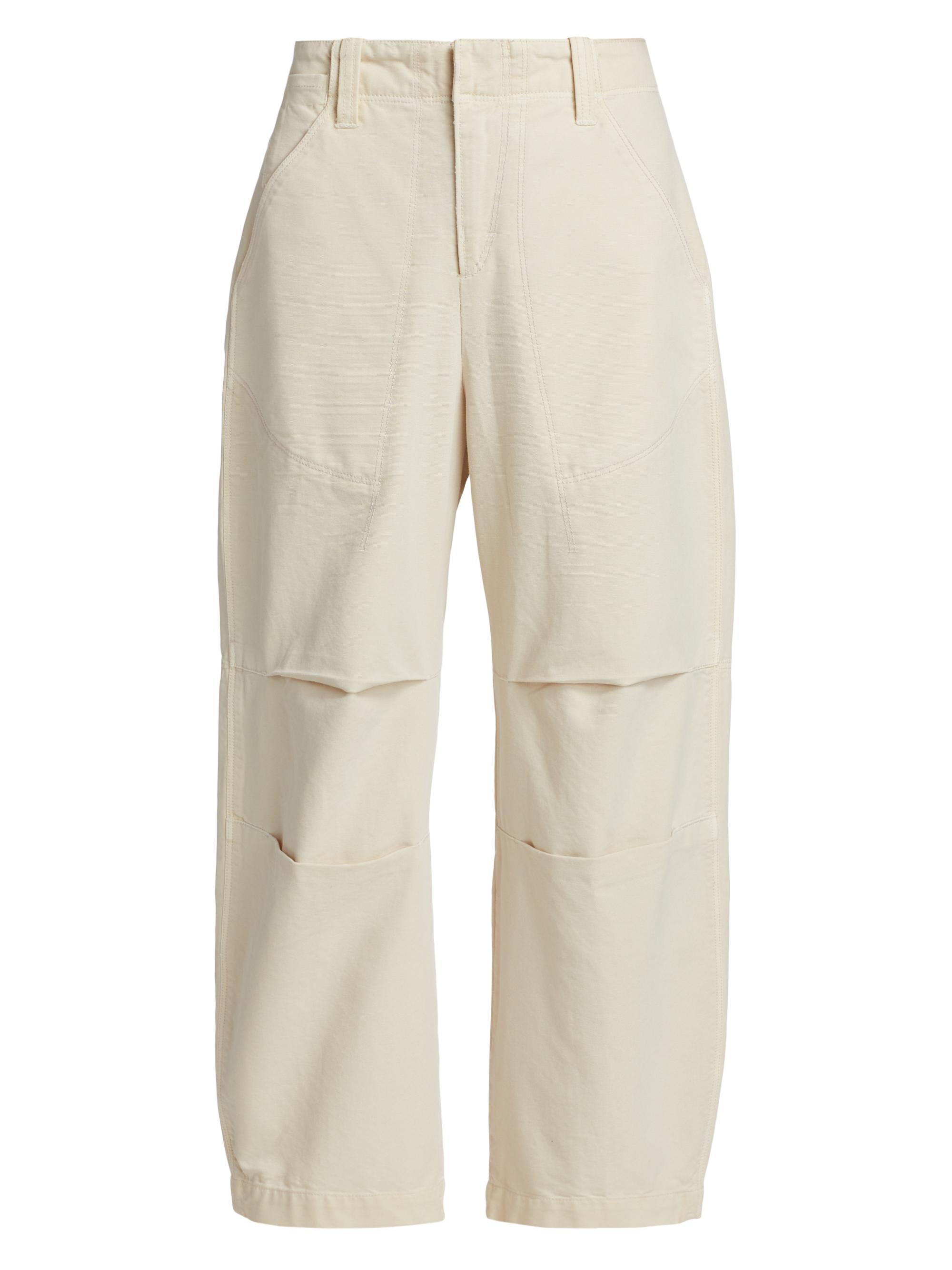 Free People Women's Rock Springs Cotton Barrel Pants - Tea