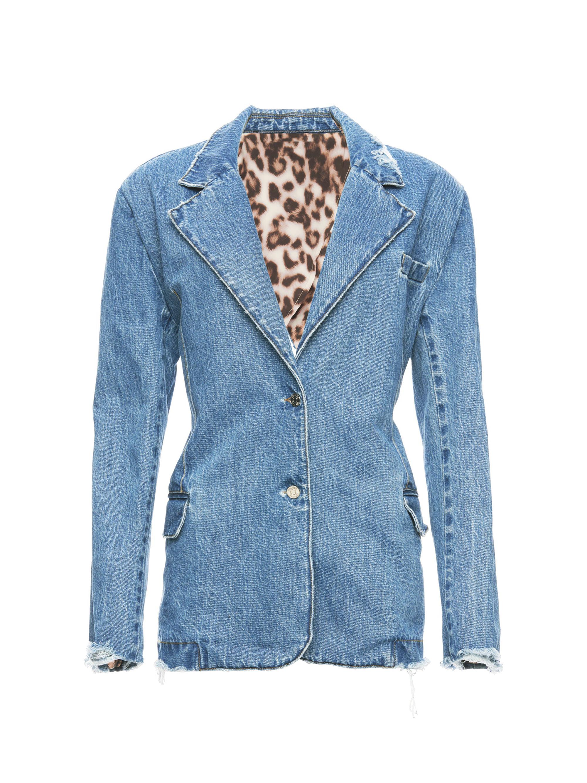 Ser.o.ya Women's Hollis Denim Blazer - River