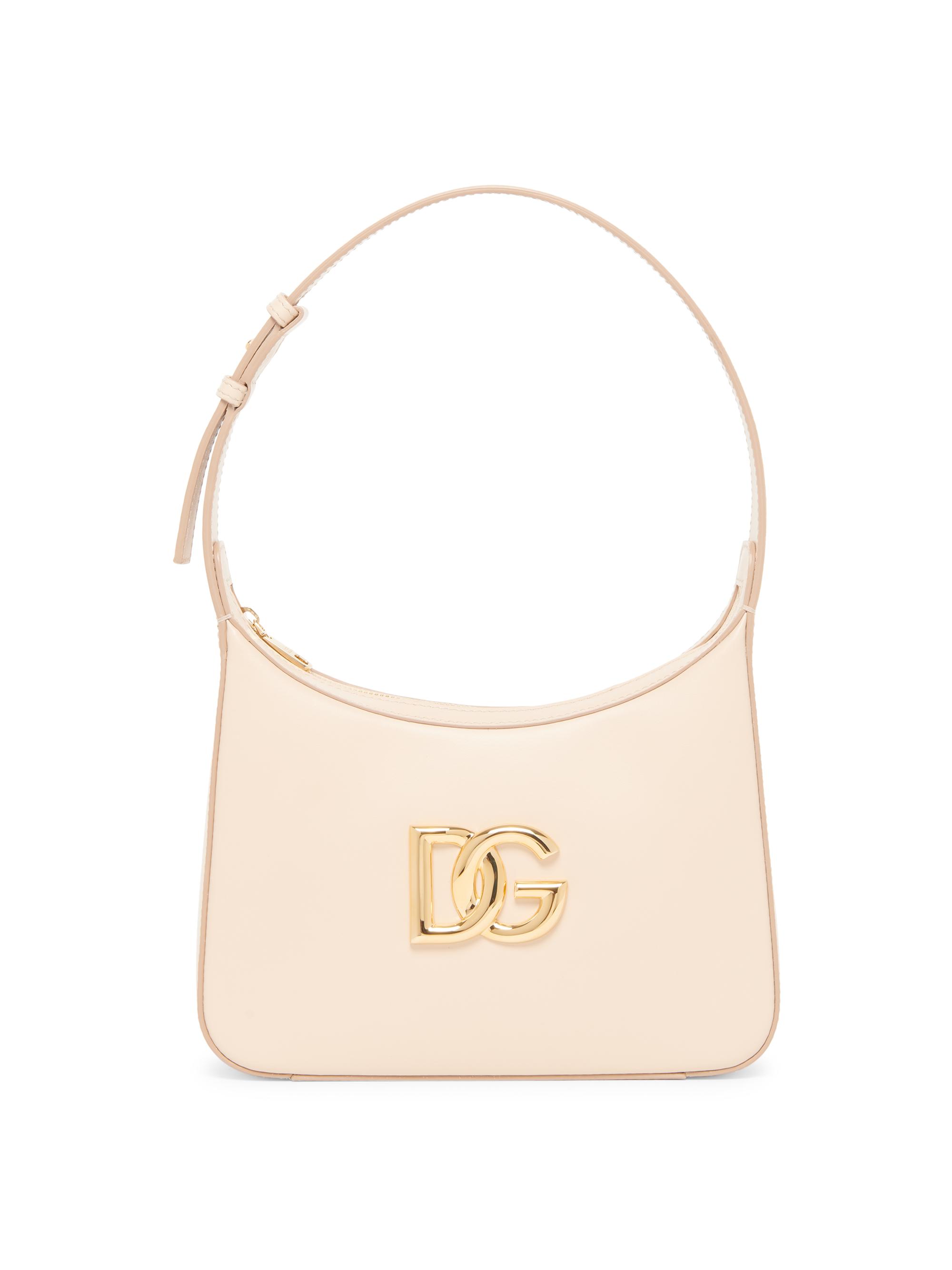 Dolce & Gabbana Women's 3.5 DG Leather Shoulder Bag - Butter
