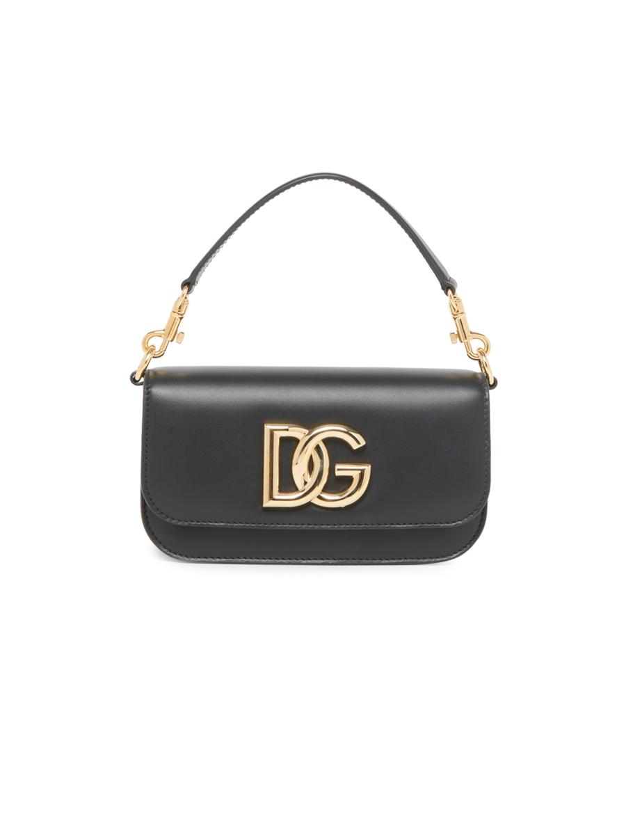 Dolce&Gabbana 3.5 DG Leather Top-Handle Bag | Saks Fifth Avenue