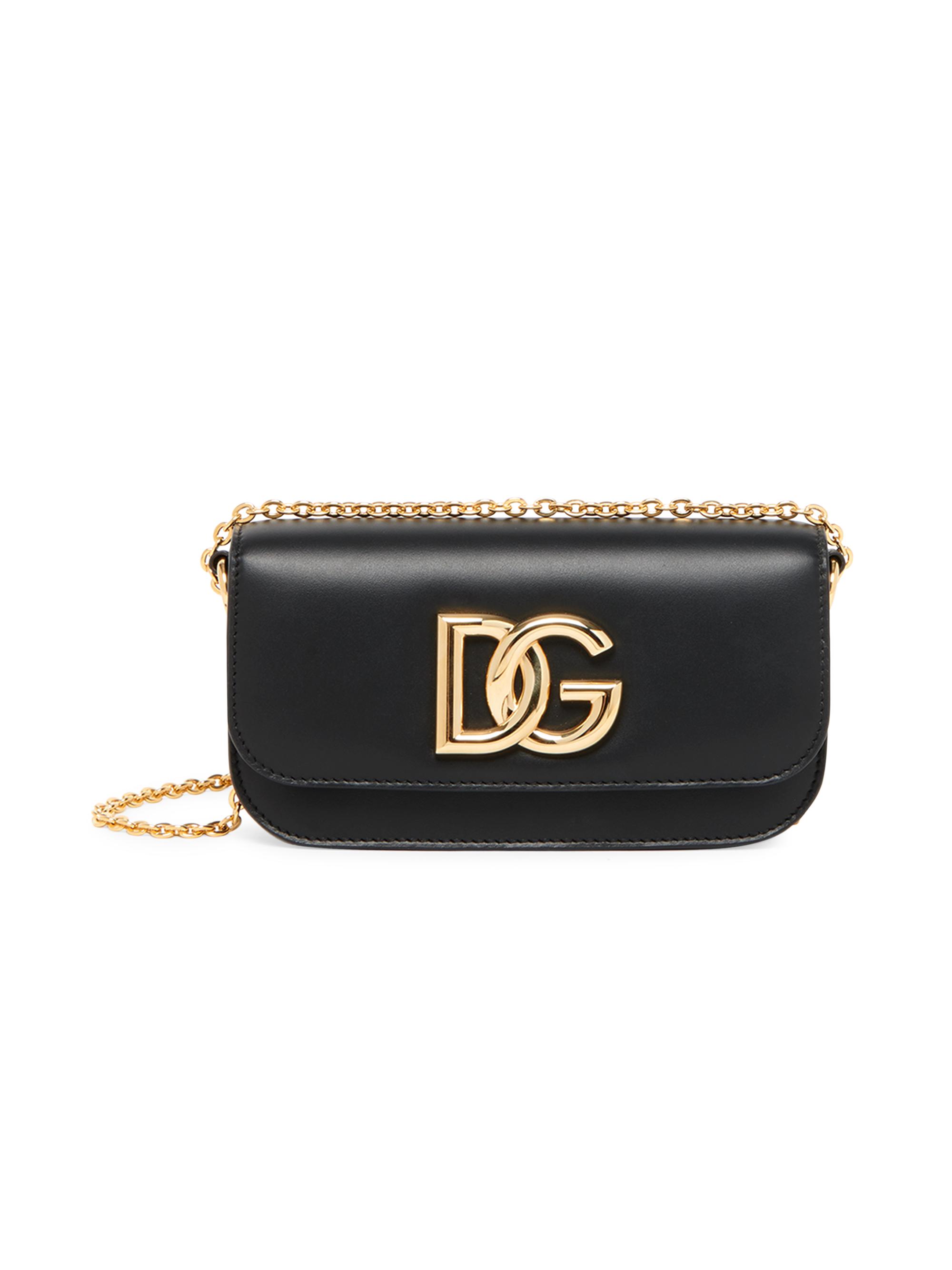 Dolce&Gabbana 3.5 DG Leather Top-Handle Bag | Saks Fifth Avenue