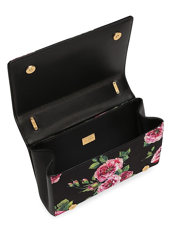 Shop Dolce&Gabbana DG Girls Floral Satin Shoulder Bag | Saks Shop Dolce&Gabbana DG Girls Floral Satin Shoulder Bag | Saks