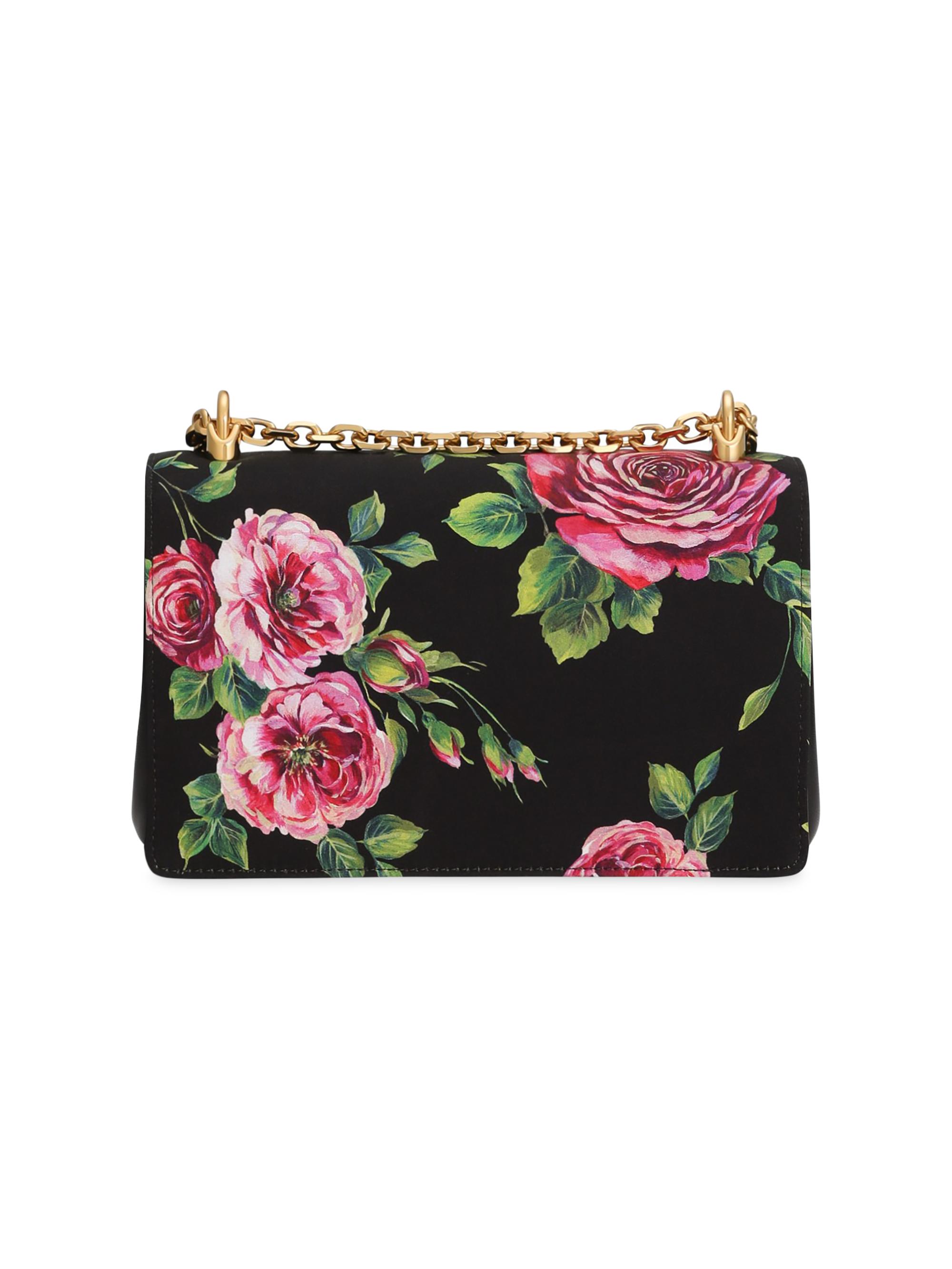 Dolce&Gabbana DG Girls Floral Satin Shoulder Bag | Saks Fifth Avenue