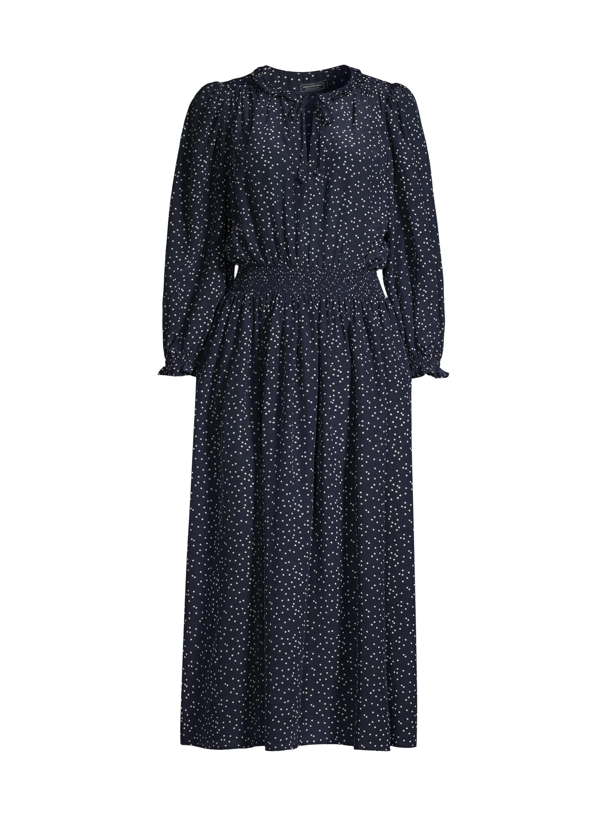 Vineyard Vines Scattered Dot Midi-Dress | Saks Fifth Avenue